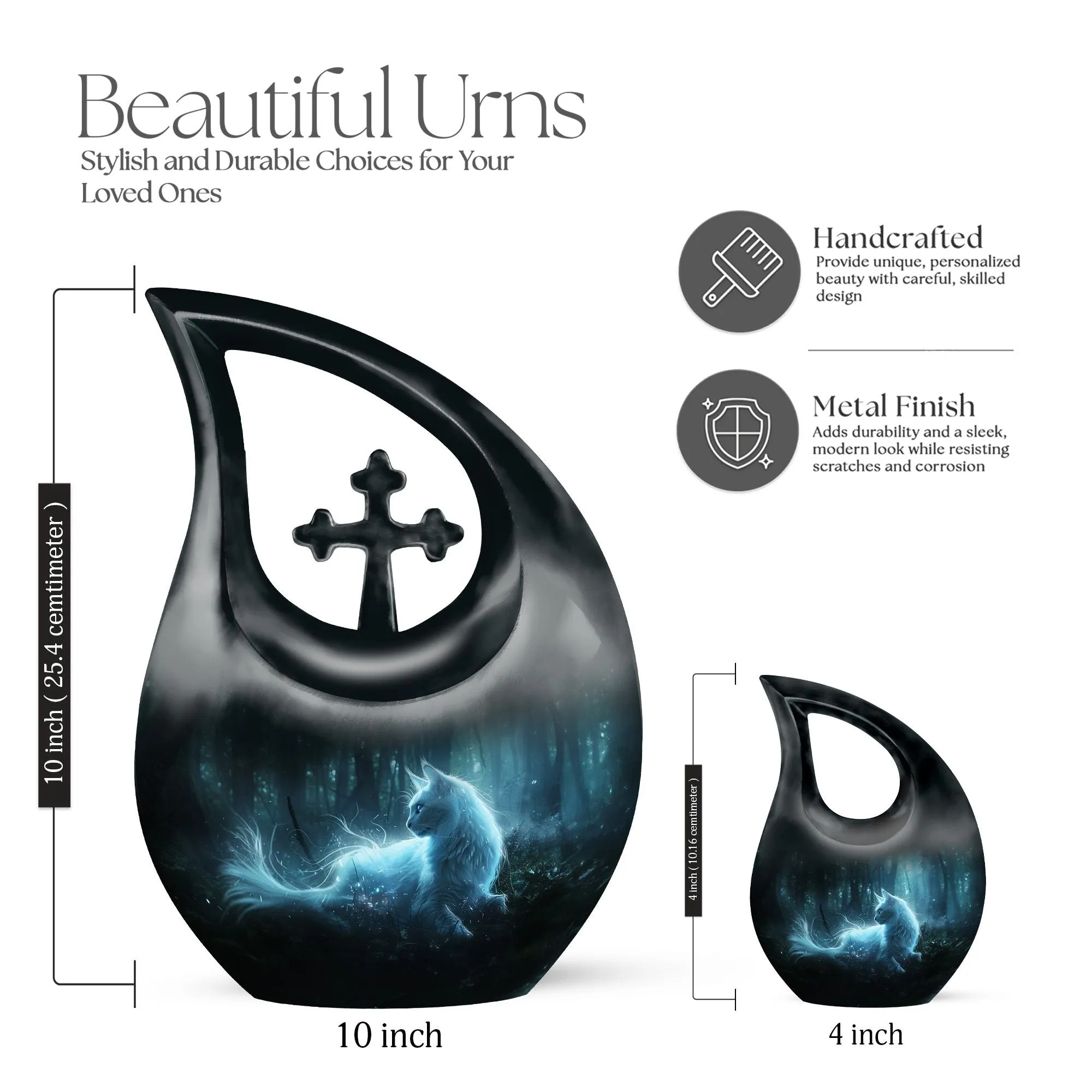 Cat Urn: Cross Drop Design Offering Affordable Cremation