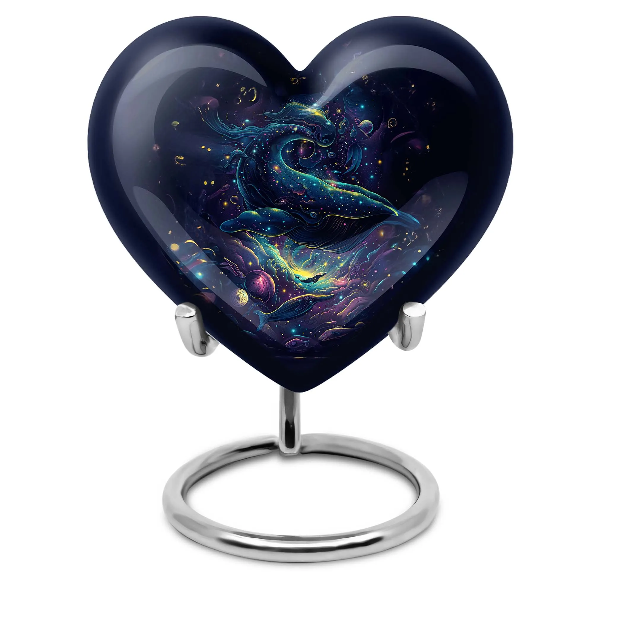 Catholic Cremation Urn - Contemporary Burial Urn for Ashes