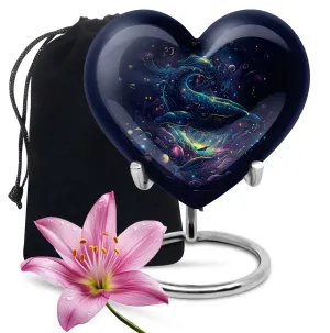 Catholic Cremation Urn - Contemporary Burial Urn for Ashes