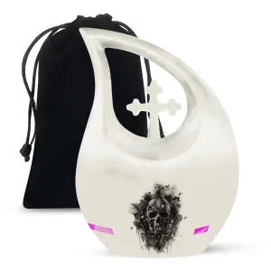 Catholic Theme Cremation Urn Memorial for Cherished Remains