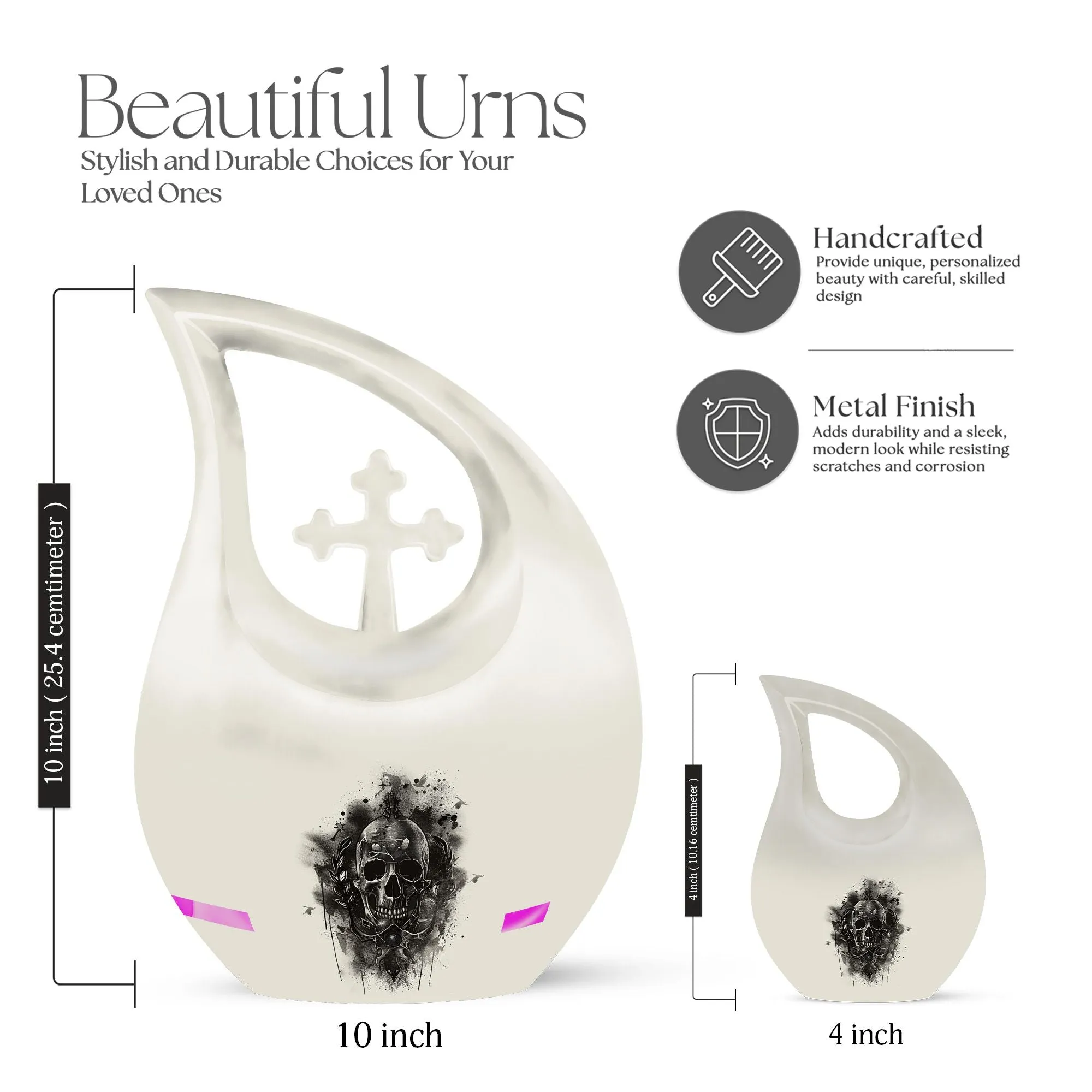 Catholic Theme Cremation Urn Memorial for Cherished Remains
