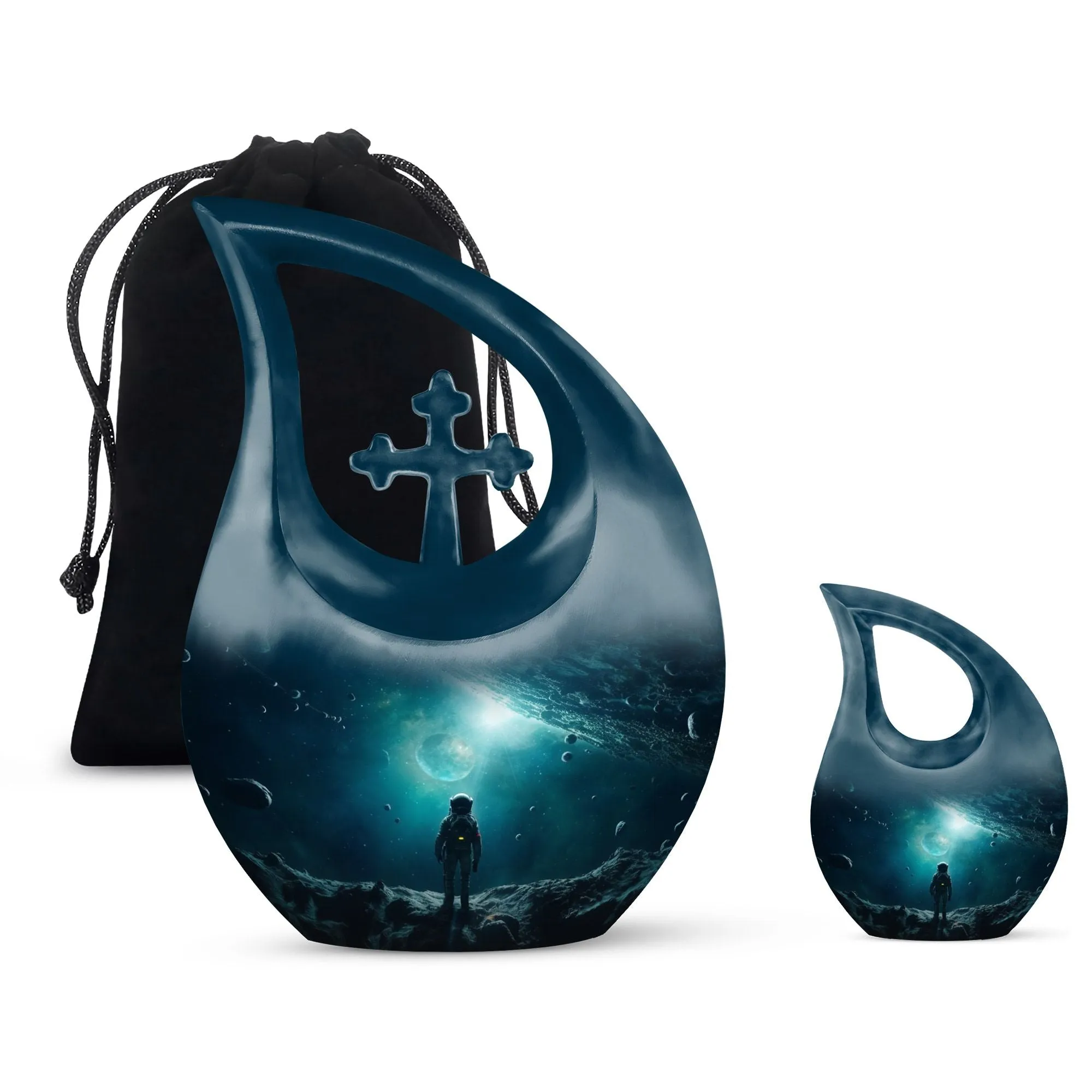 Celestial Journey Astronaut Urn for an Eternal Cosmic Memorial