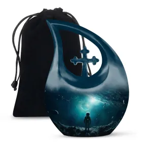 Celestial Journey Astronaut Urn for an Eternal Cosmic Memorial