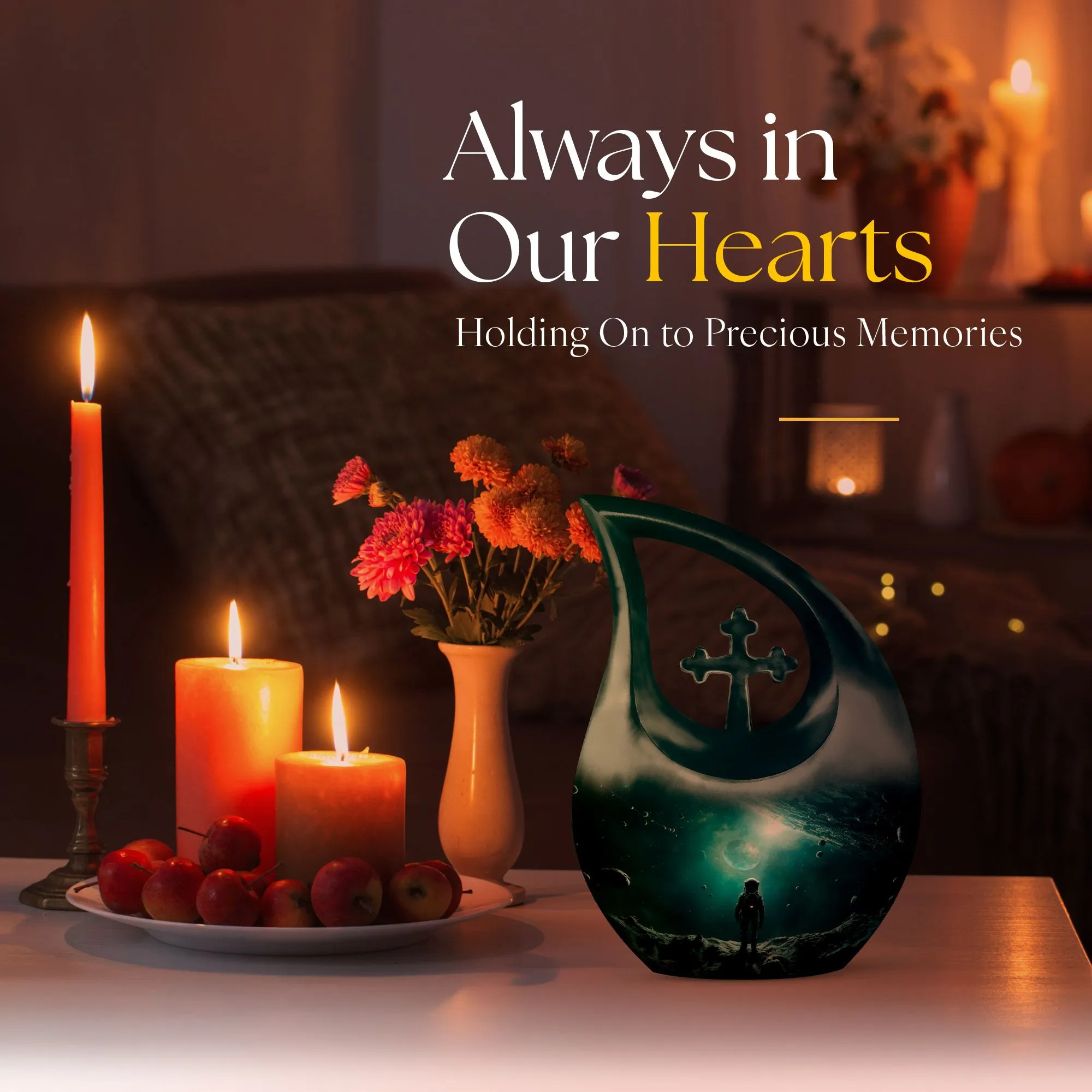 Celestial Journey Astronaut Urn for an Eternal Cosmic Memorial