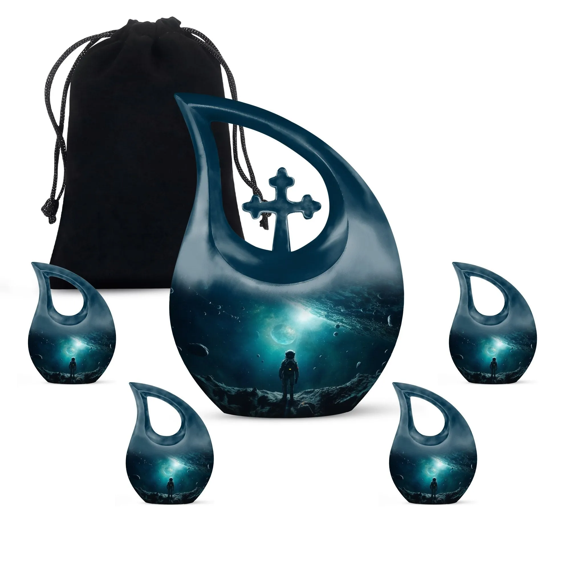 Celestial Journey Astronaut Urn for an Eternal Cosmic Memorial