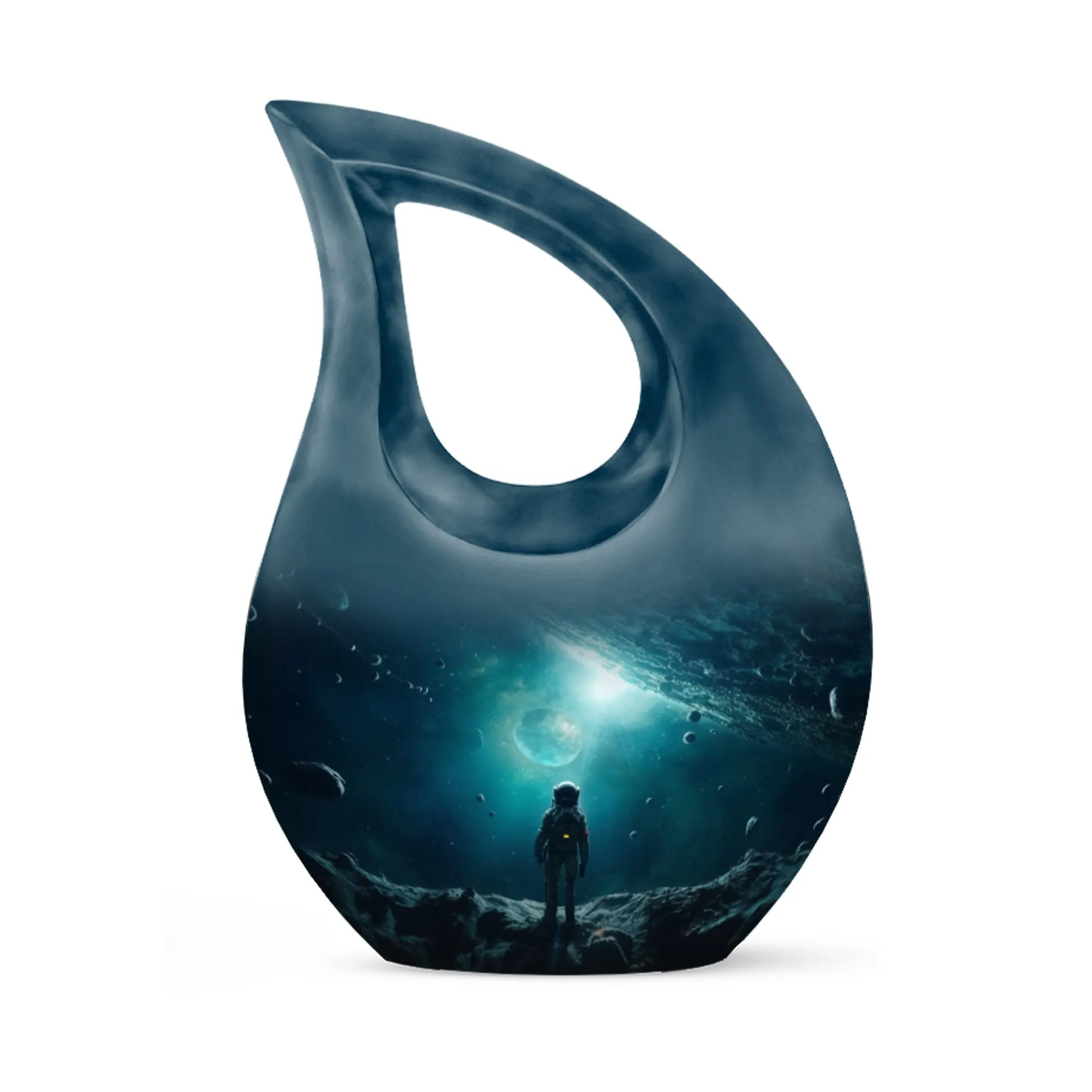 Celestial Journey Astronaut Urn for an Eternal Cosmic Memorial