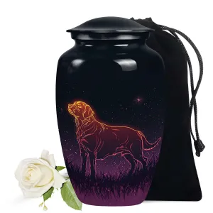 Celestial Labrador Dog Pet Cremation Urn For Ashes
