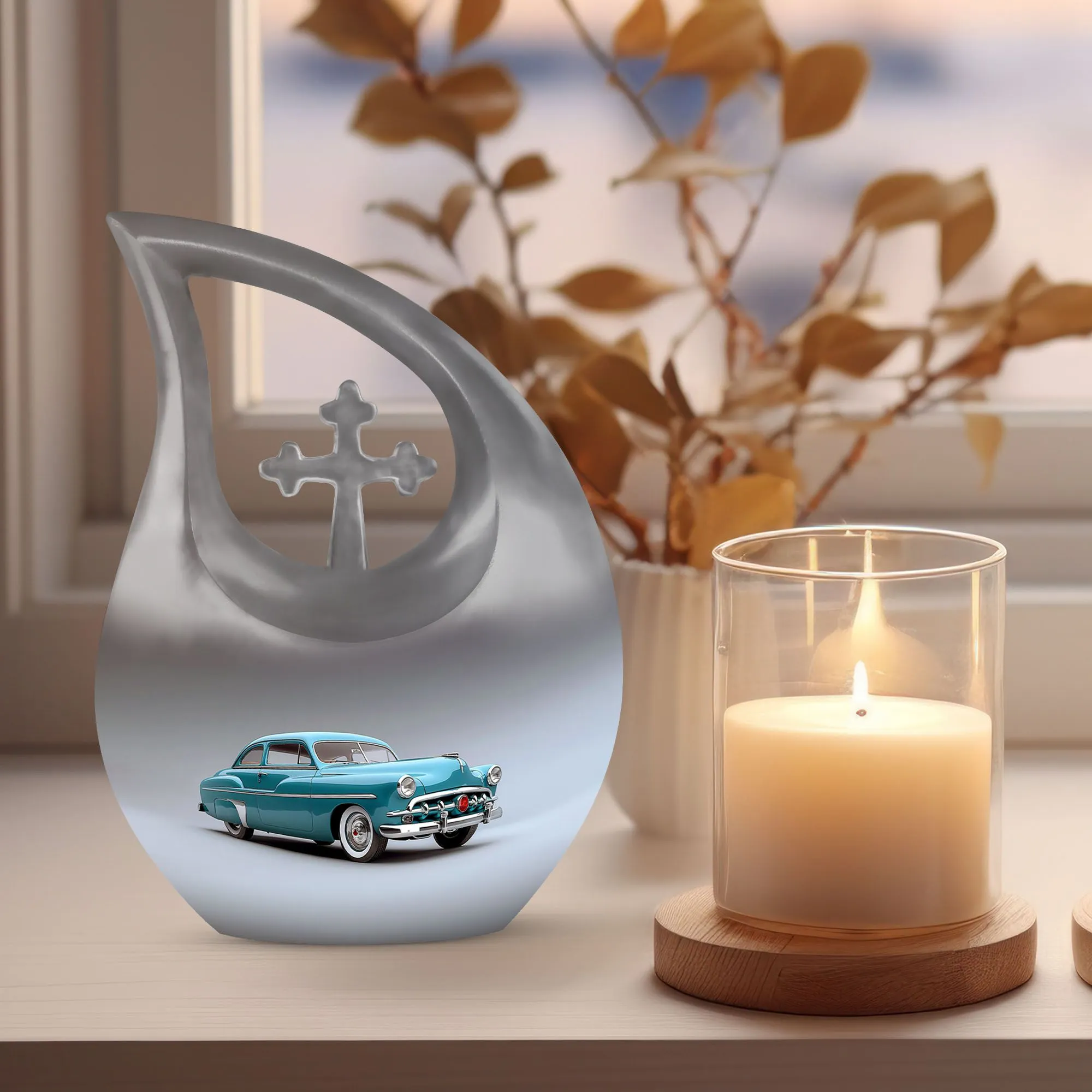 Charm Urn: Reminiscent Pleasure Memorial Urn for Human Ashes