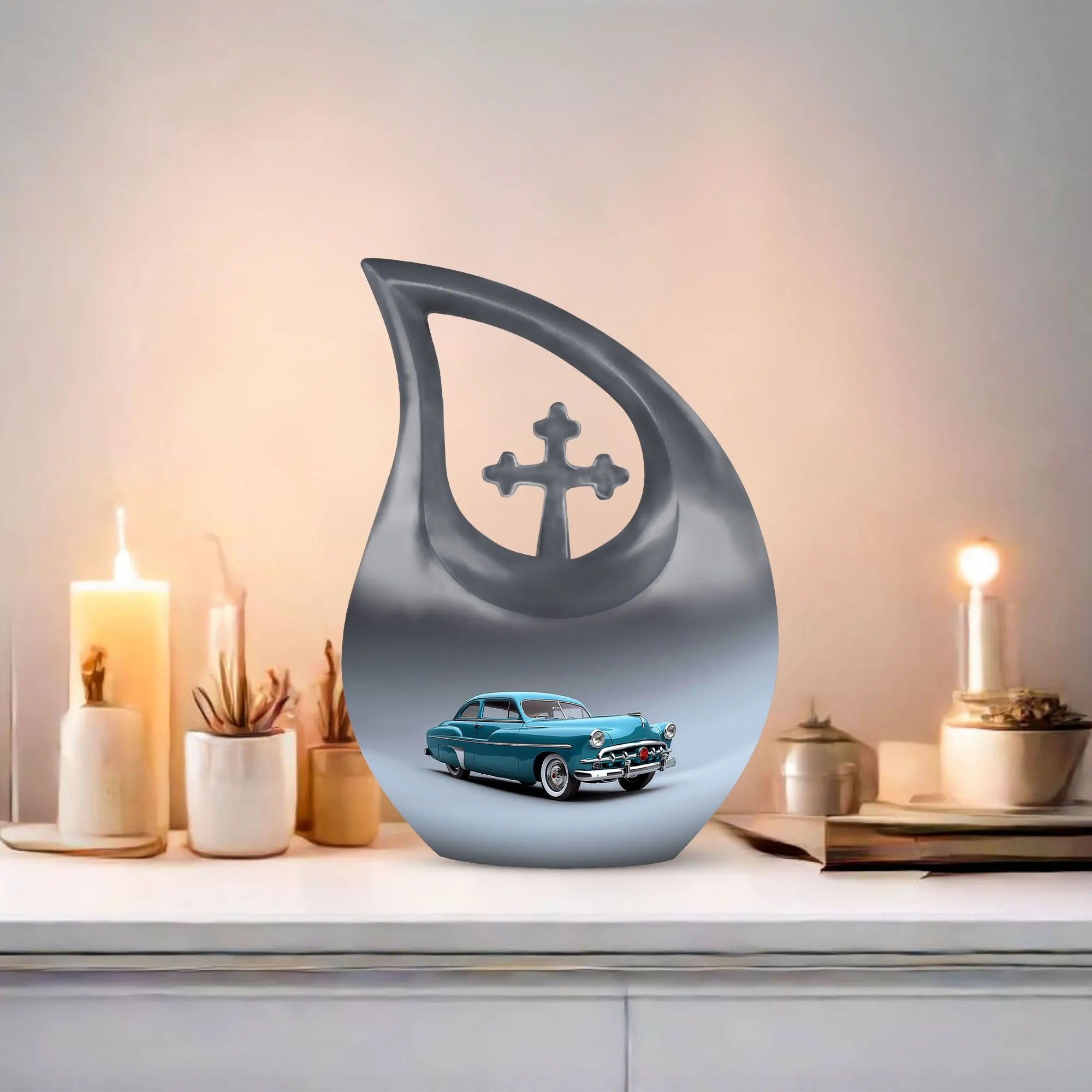 Charm Urn: Reminiscent Pleasure Memorial Urn for Human Ashes
