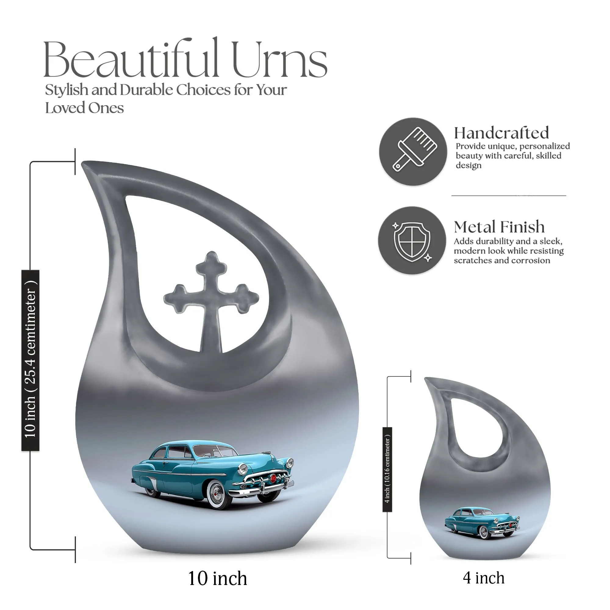 Charm Urn: Reminiscent Pleasure Memorial Urn for Human Ashes