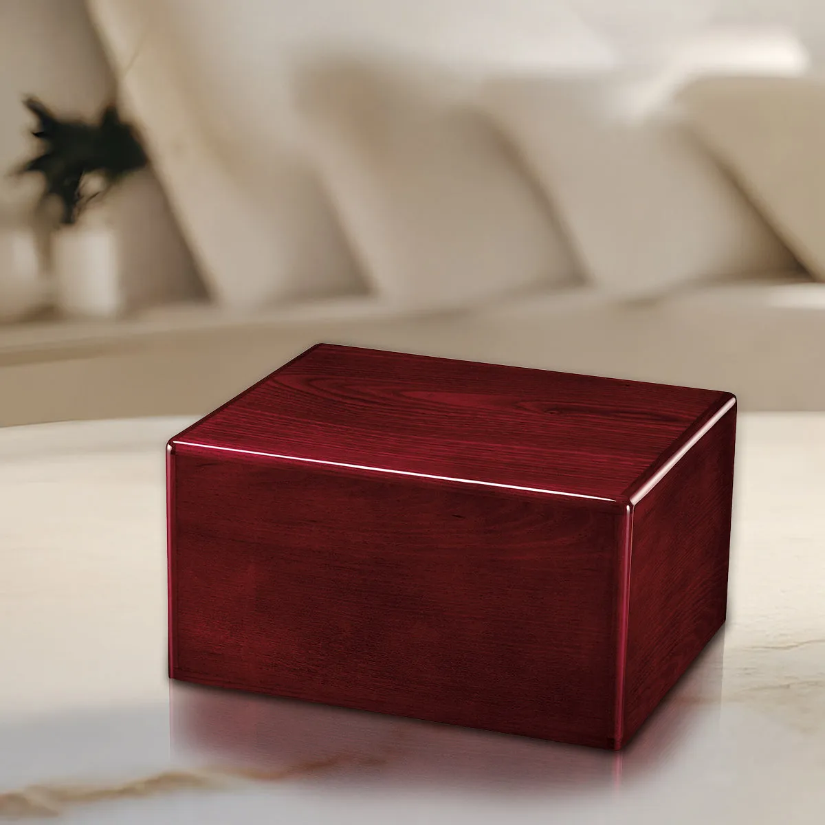 Cherish Series Rosewood Direct Fill Wood Urn