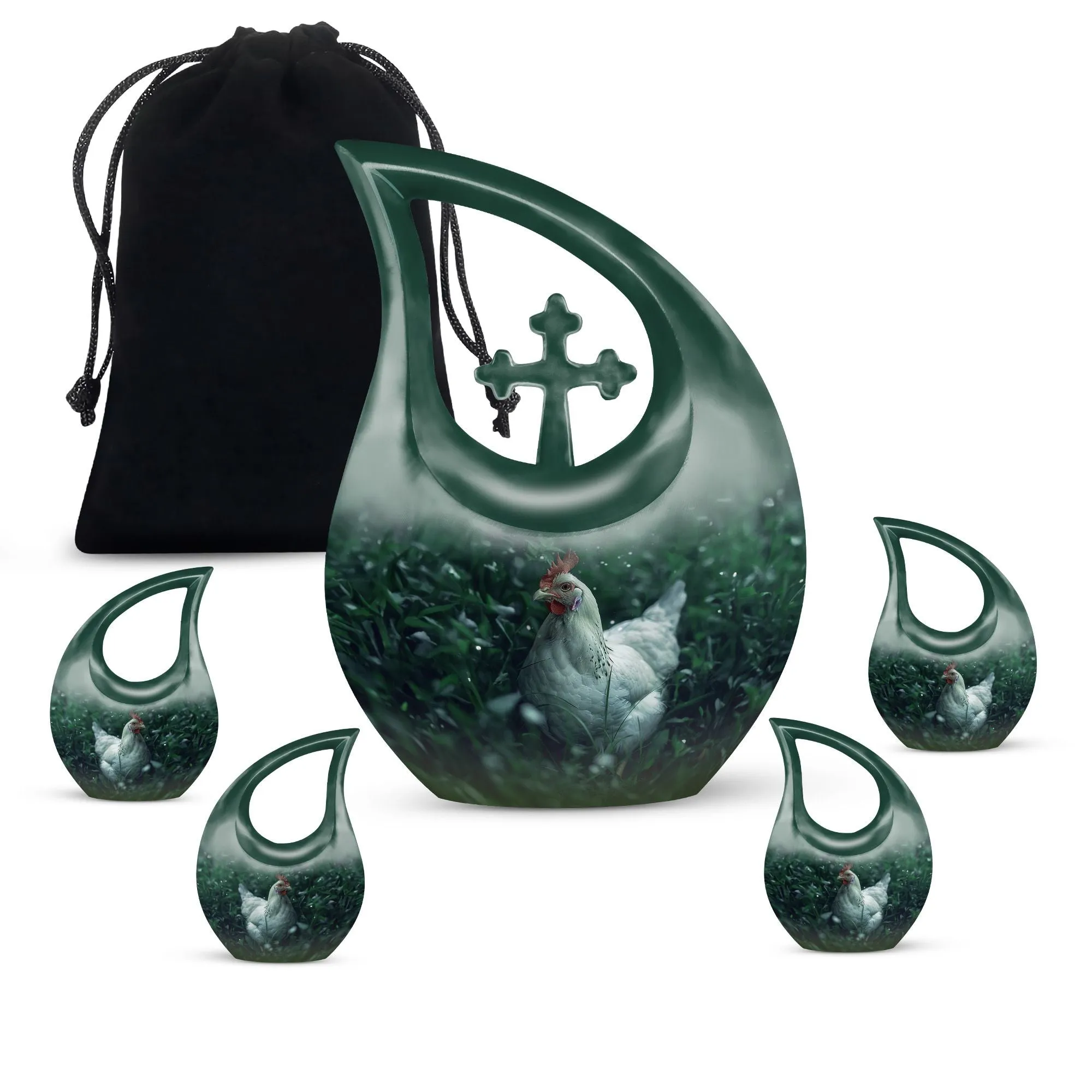 Cherished Chicken Urn - A Humble Abode for Your Loved One's