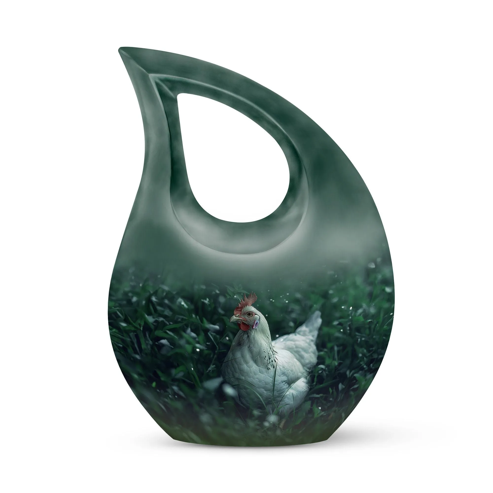 Cherished Chicken Urn - A Humble Abode for Your Loved One's