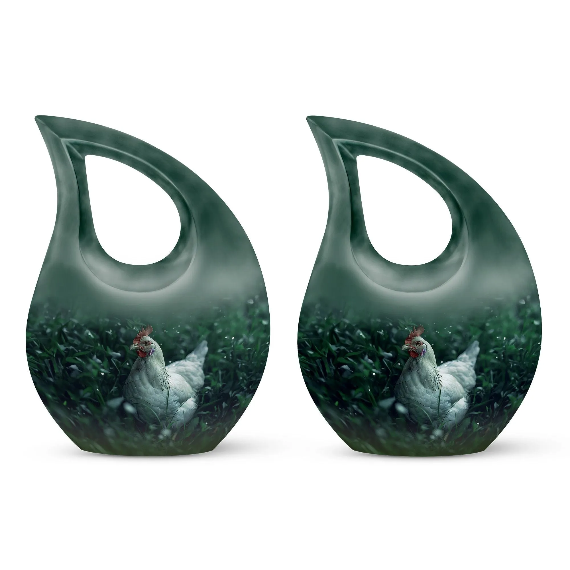 Cherished Chicken Urn - A Humble Abode for Your Loved One's
