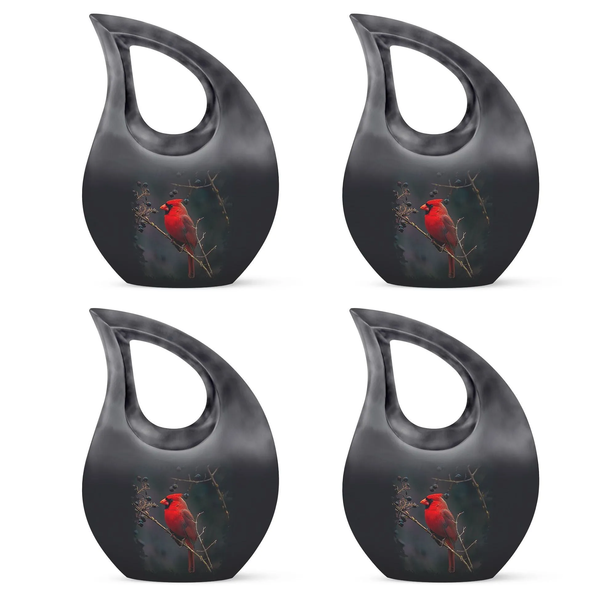 Cherished Peace - Cardinal Bird Large Cremation Memorial Urn