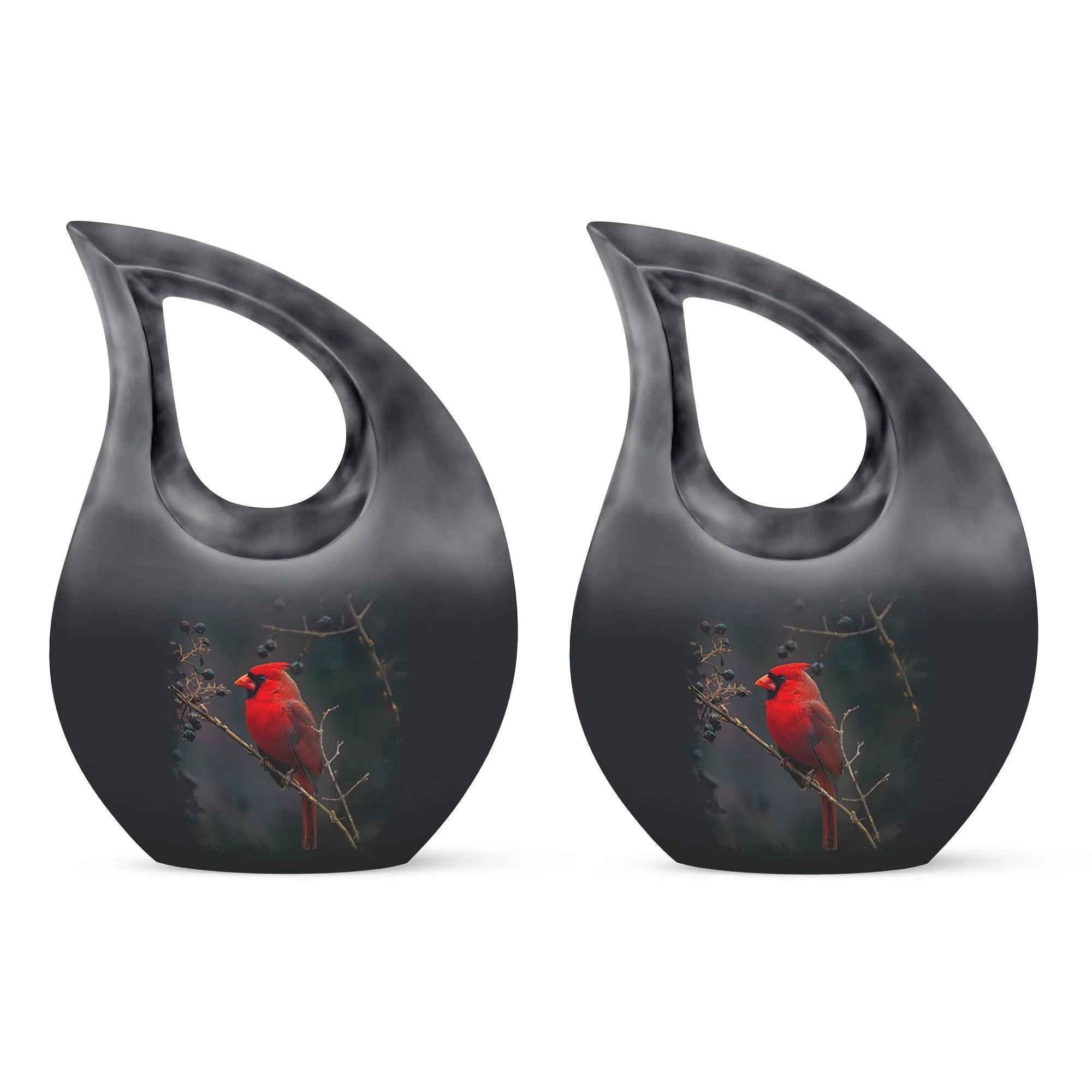 Cherished Peace - Cardinal Bird Large Cremation Memorial Urn