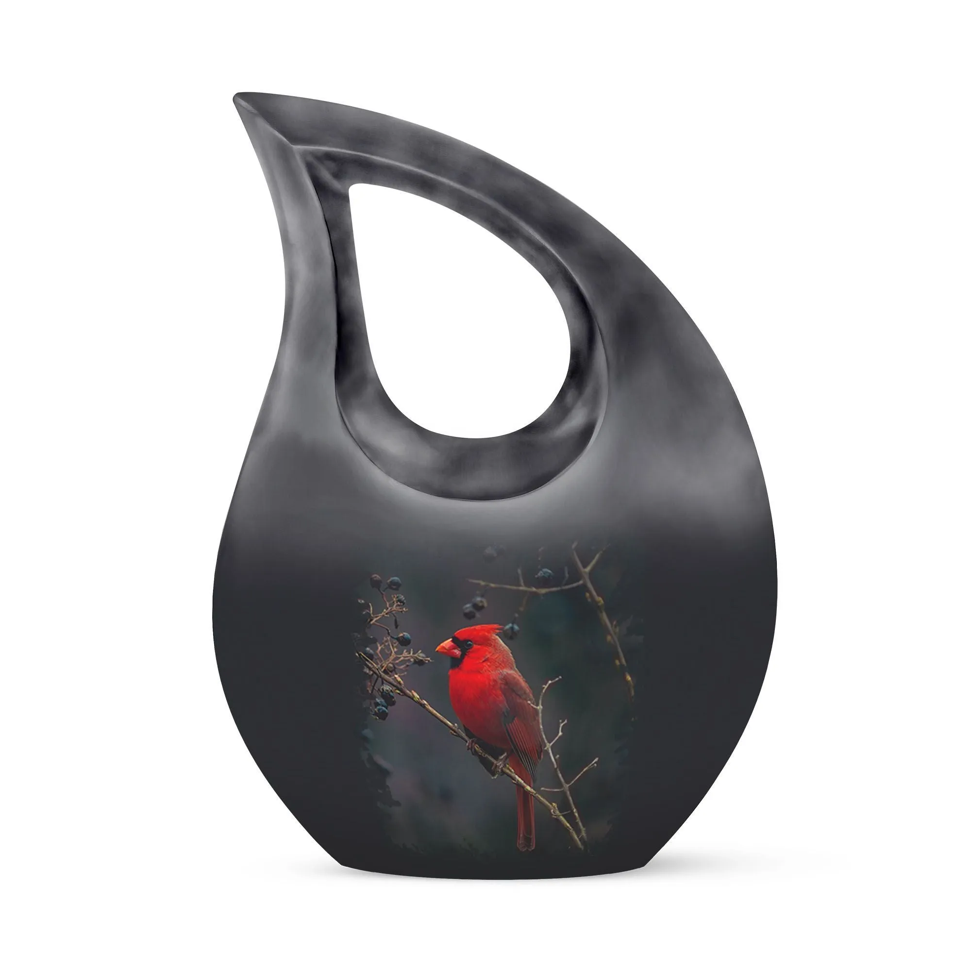 Cherished Peace - Cardinal Bird Large Cremation Memorial Urn