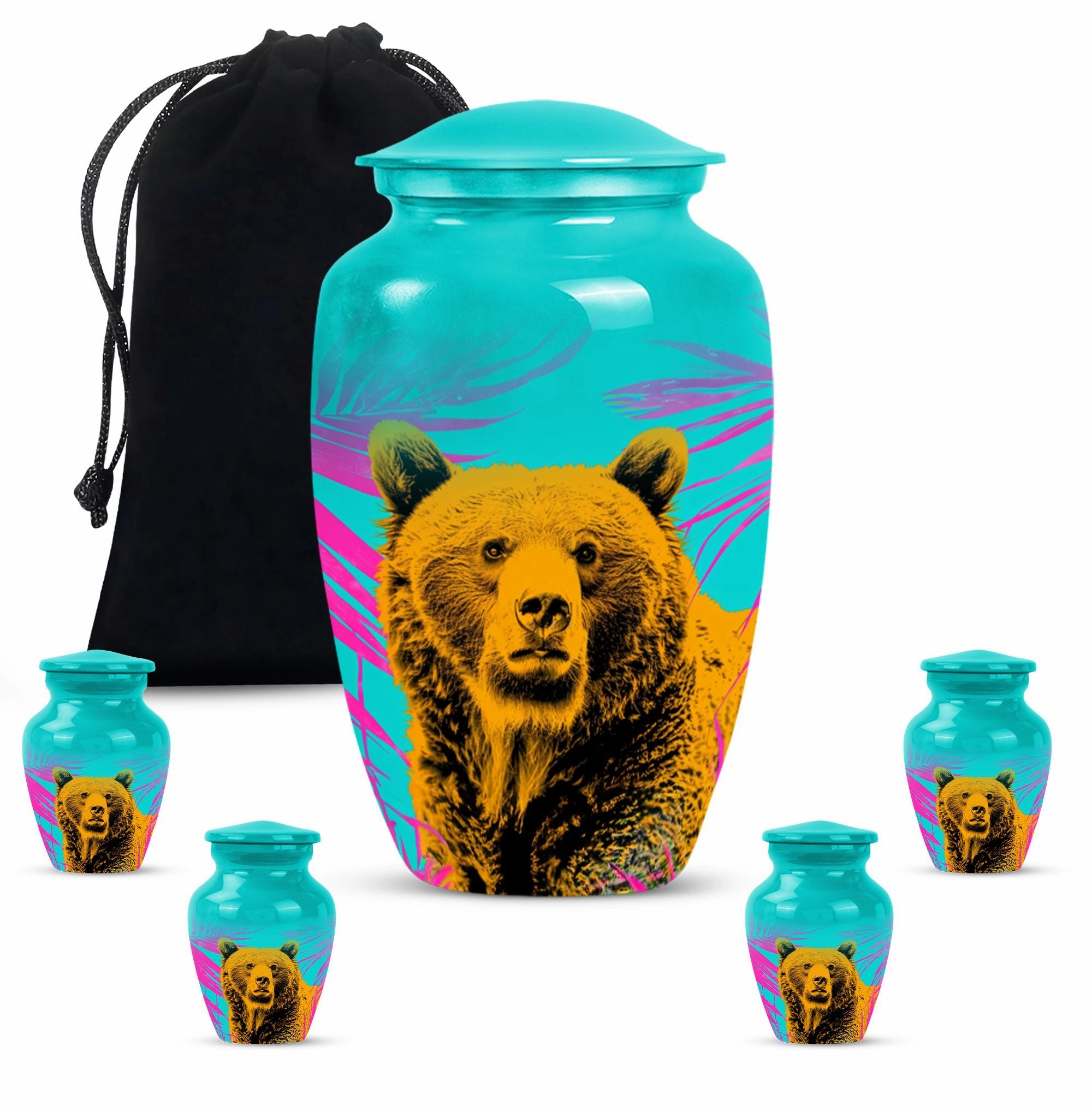 Cherished Remains: Unique Bear Urn for Tender Memories -