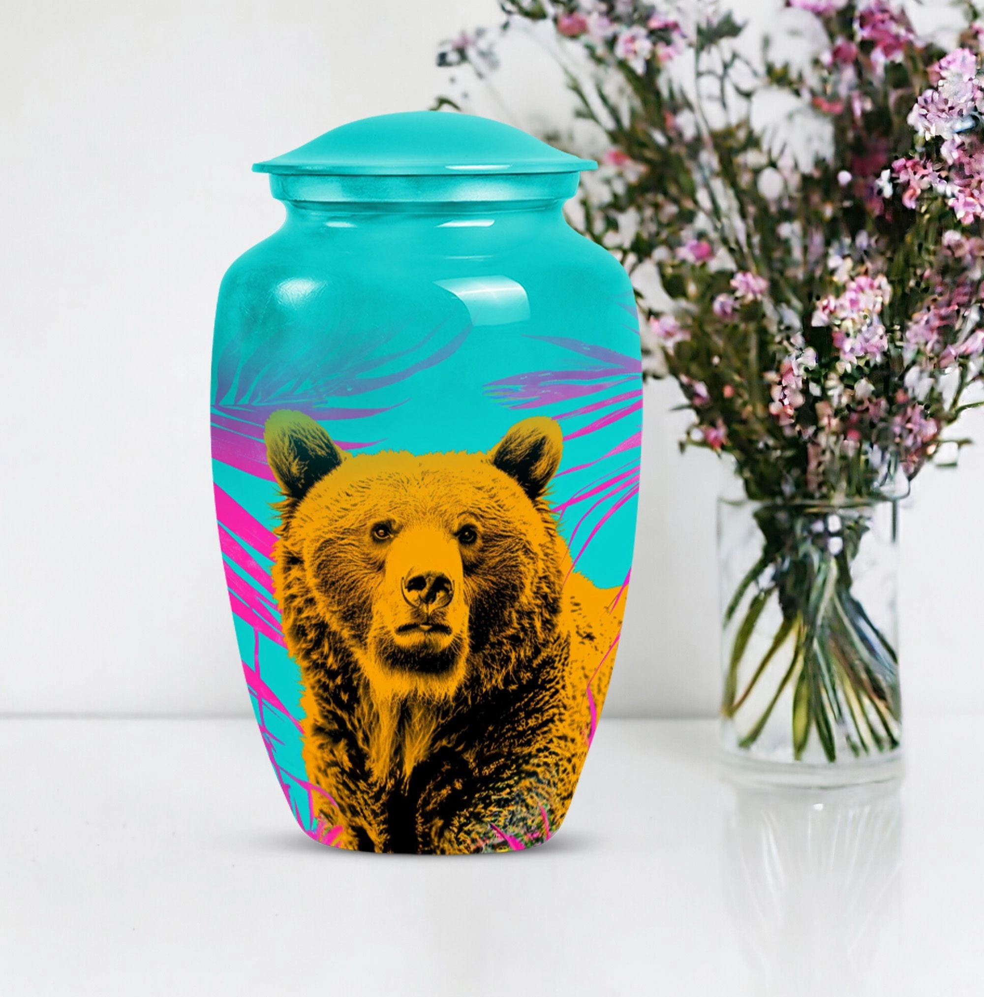 Cherished Remains: Unique Bear Urn for Tender Memories -