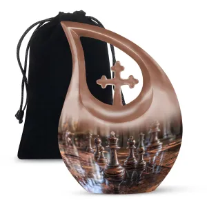 Chess Tribute Unique Dad Remembrance Chess Urn