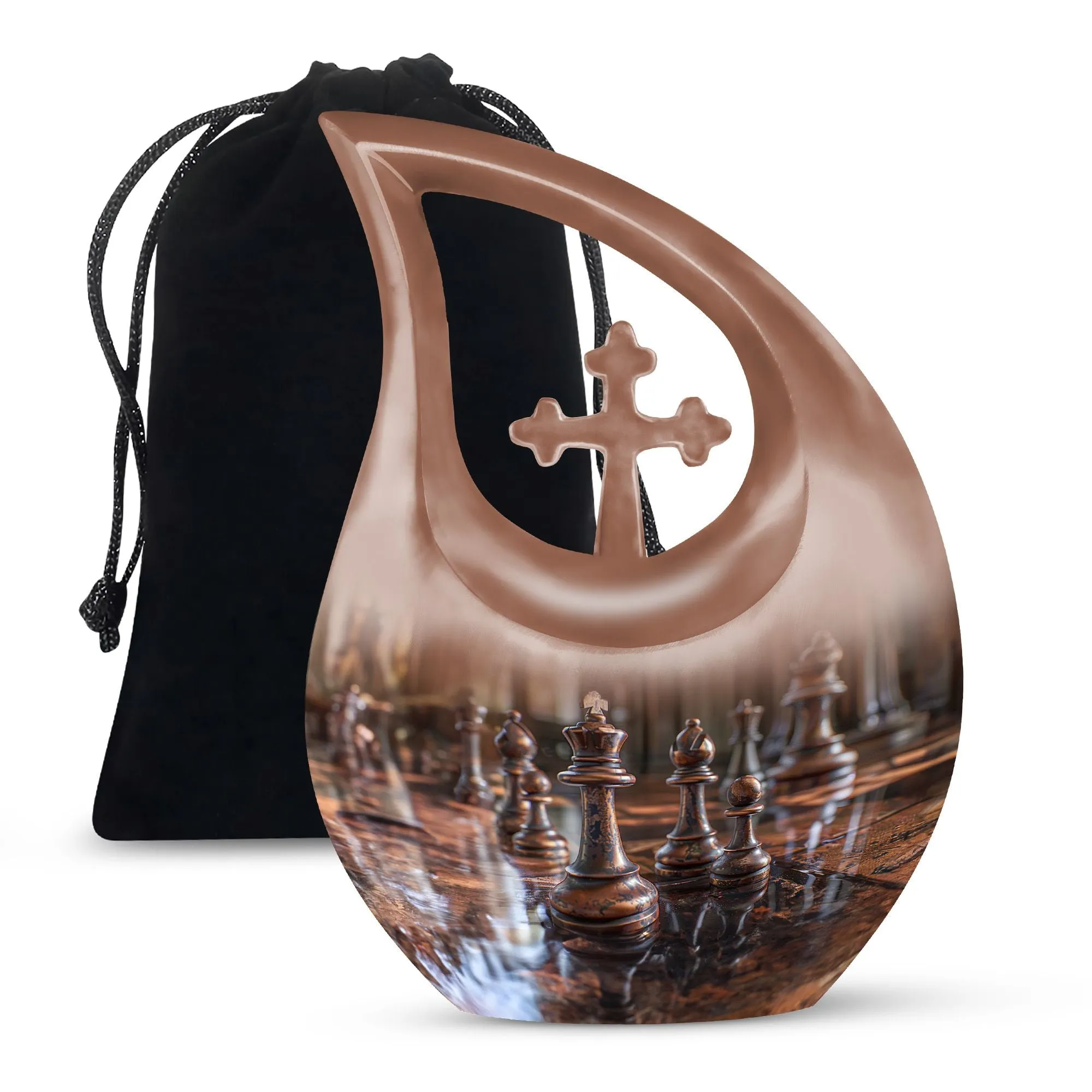 Chess Tribute Unique Dad Remembrance Chess Urn