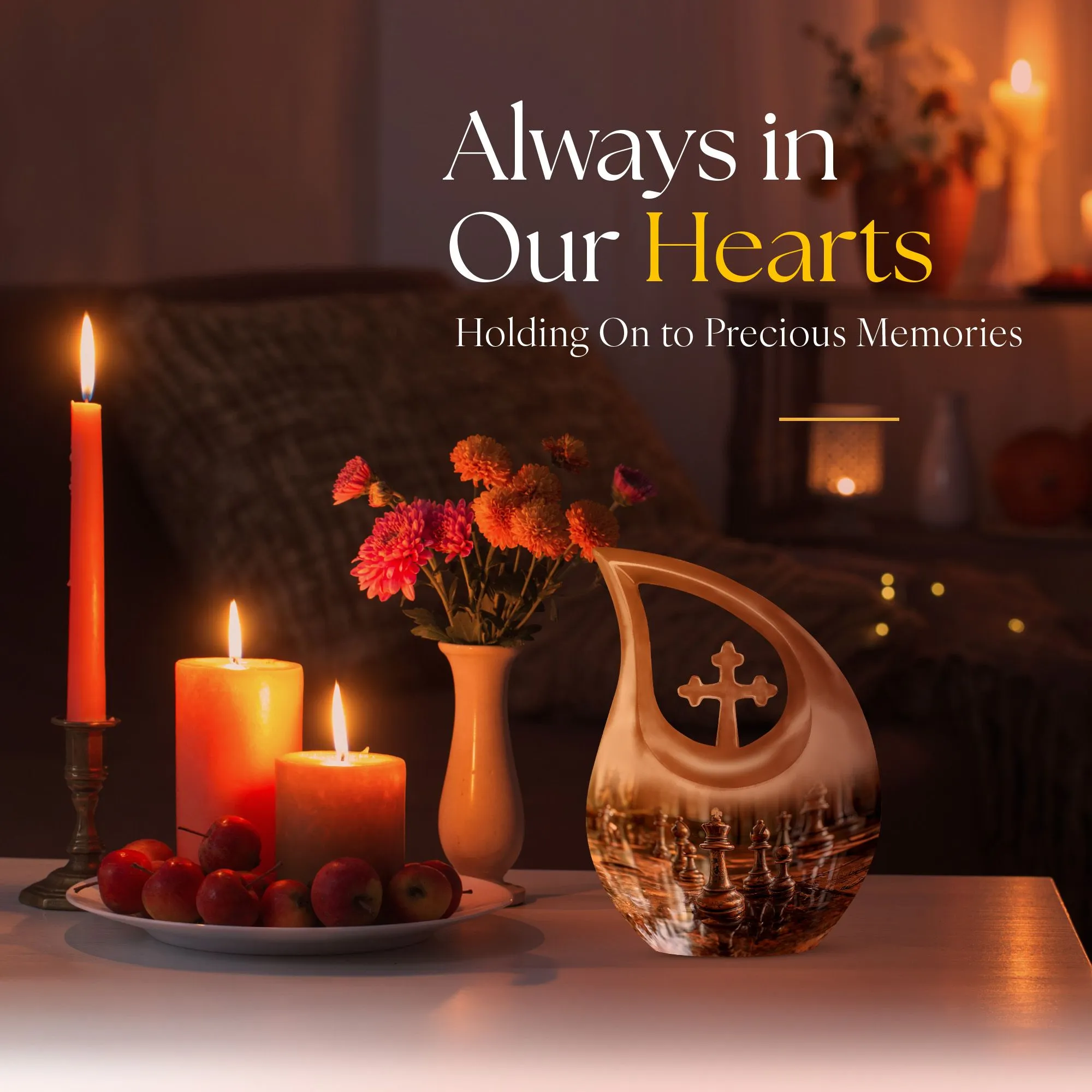 Chess Tribute Unique Dad Remembrance Chess Urn