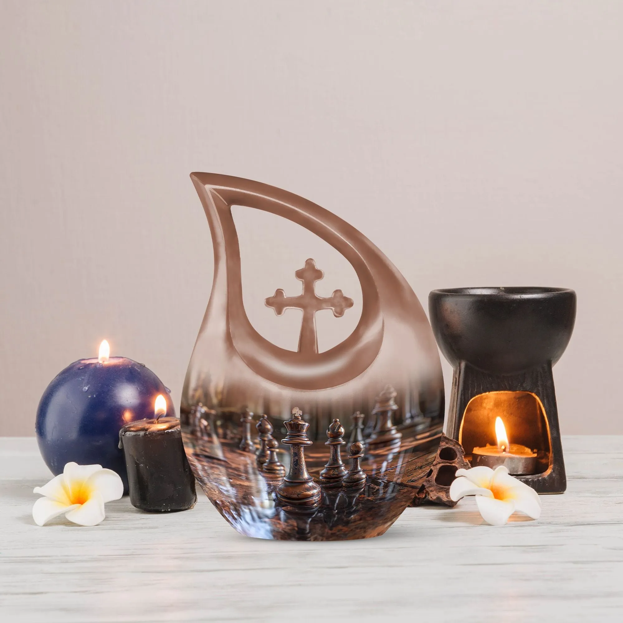 Chess Tribute Unique Dad Remembrance Chess Urn