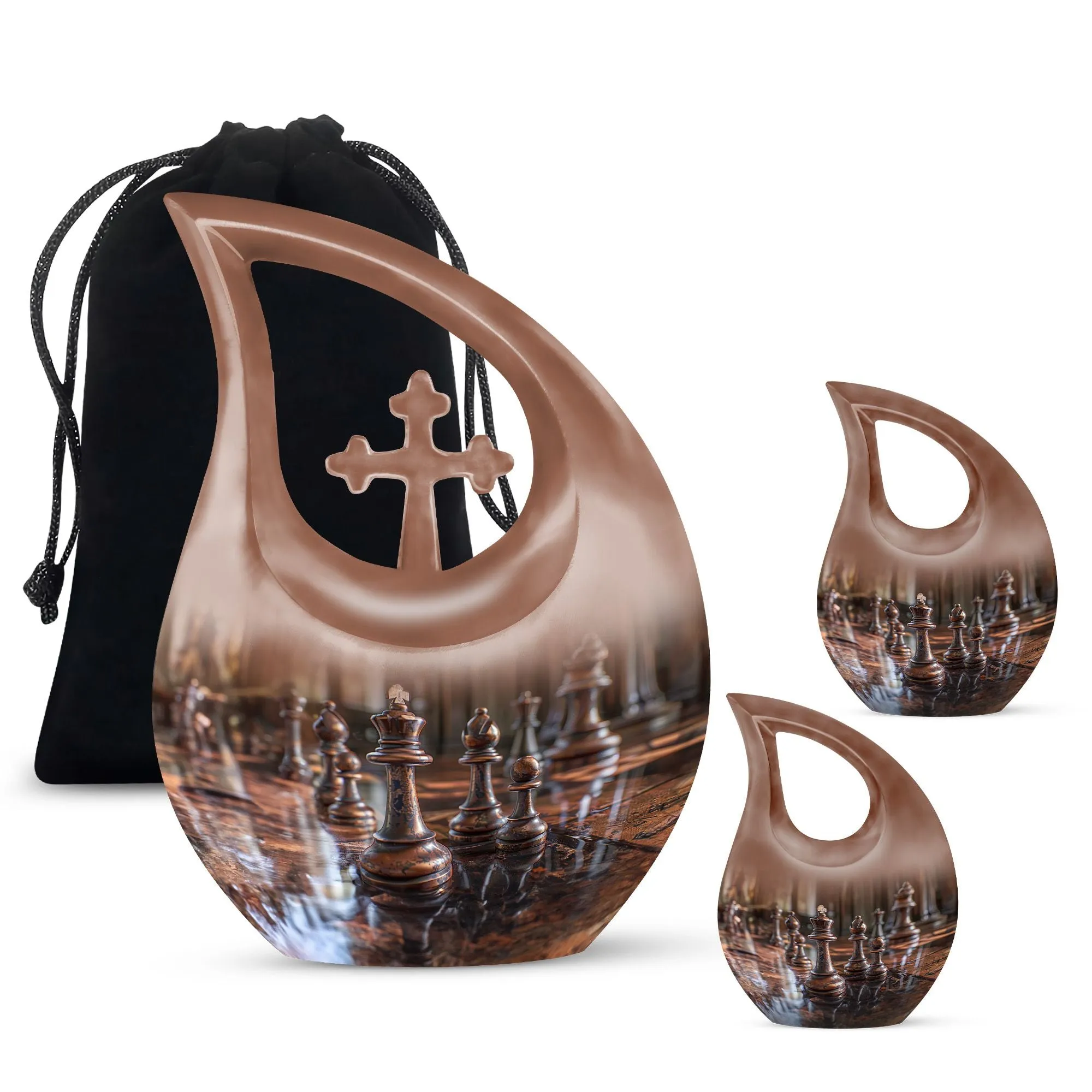 Chess Tribute Unique Dad Remembrance Chess Urn