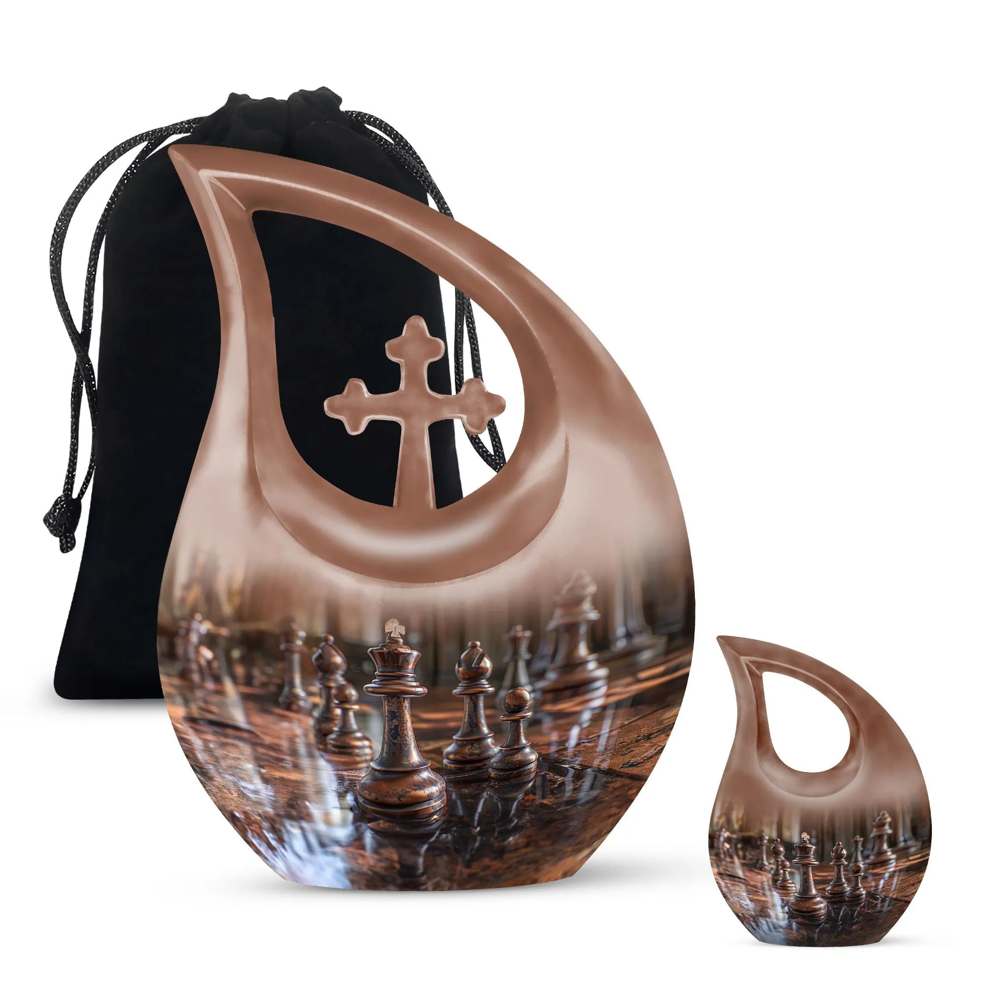 Chess Tribute Unique Dad Remembrance Chess Urn