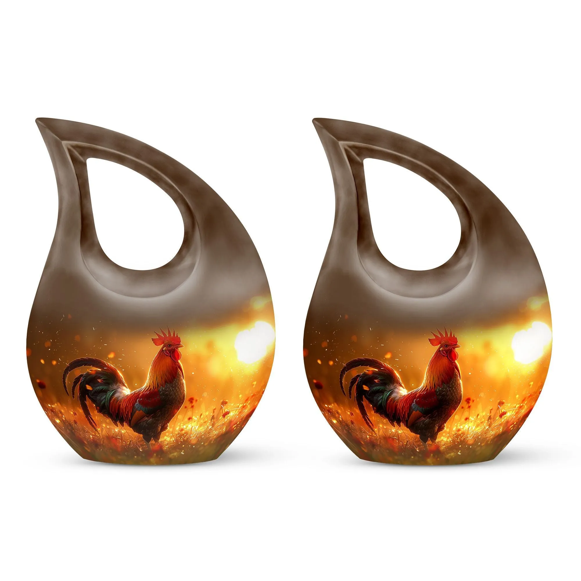 Chicken-Inspired urn for ashes for mom cremation remains