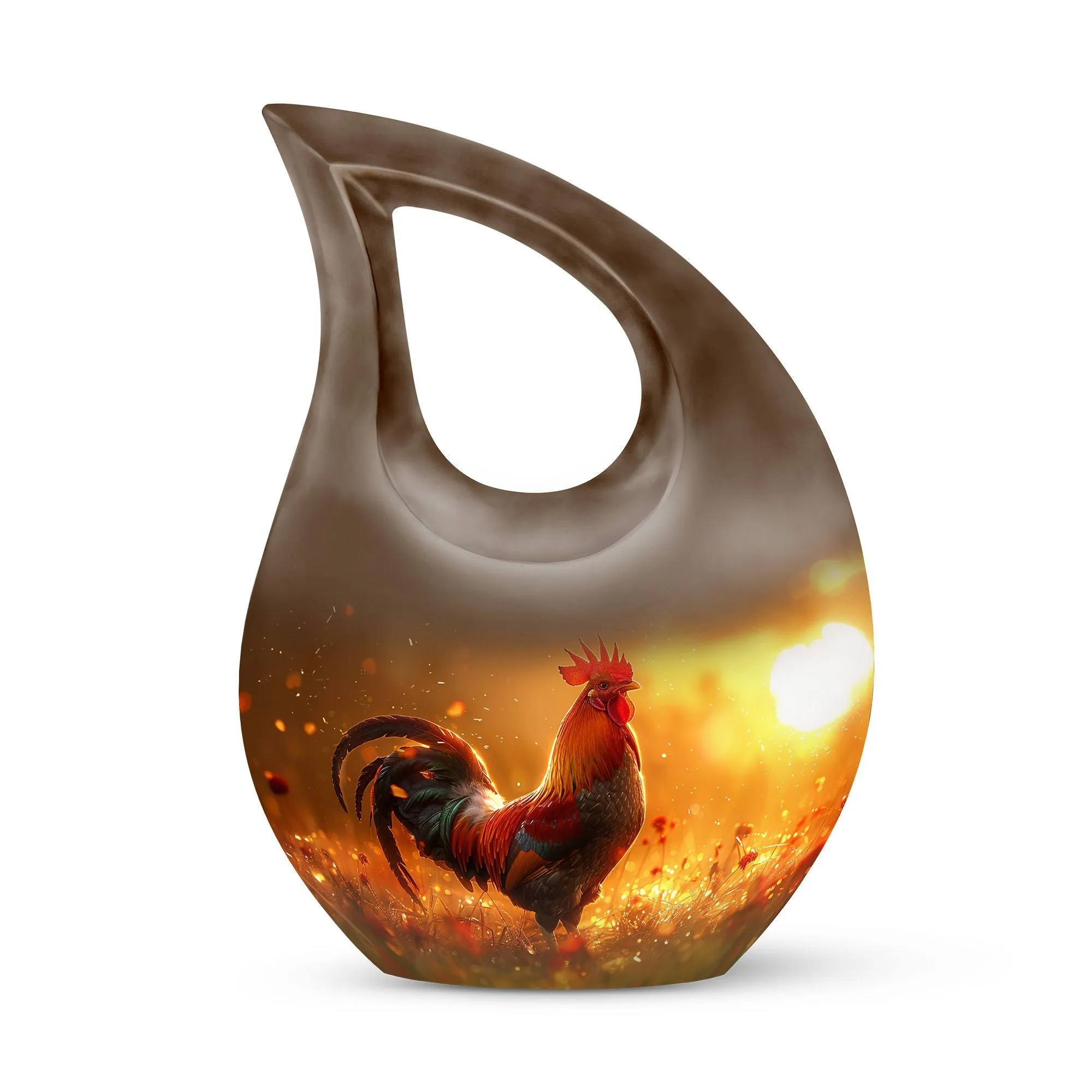 Chicken-Inspired urn for ashes for mom cremation remains