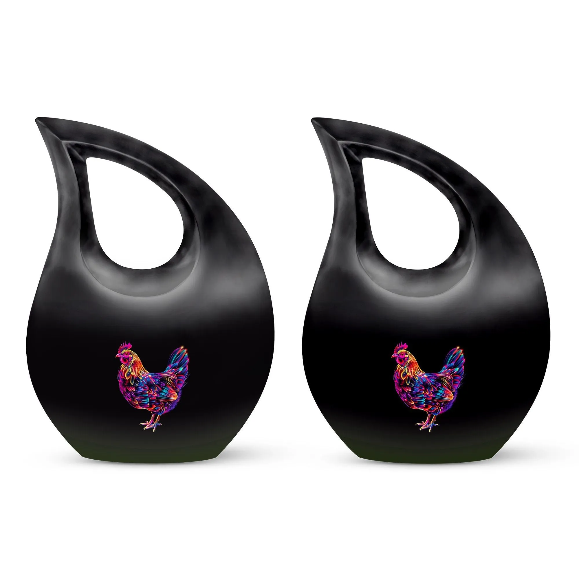 Chicken Themed small cremation urn for ashes keepsake