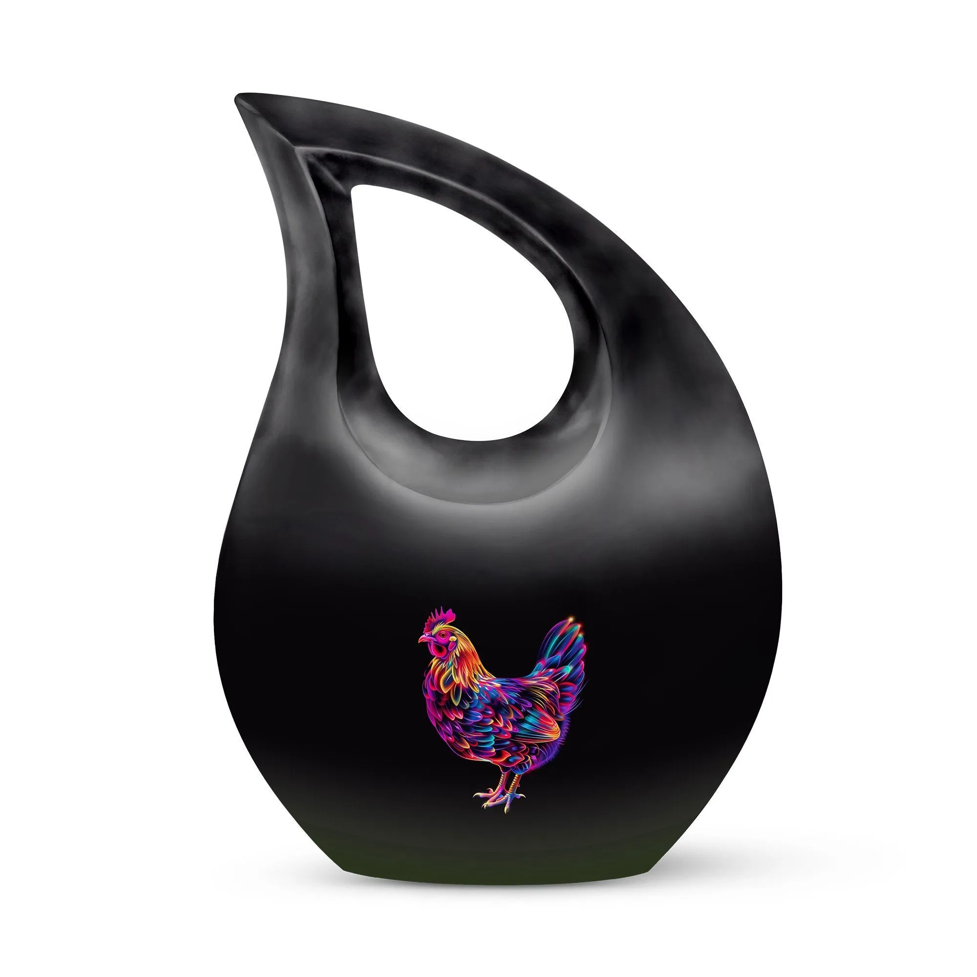 Chicken Themed small cremation urn for ashes keepsake