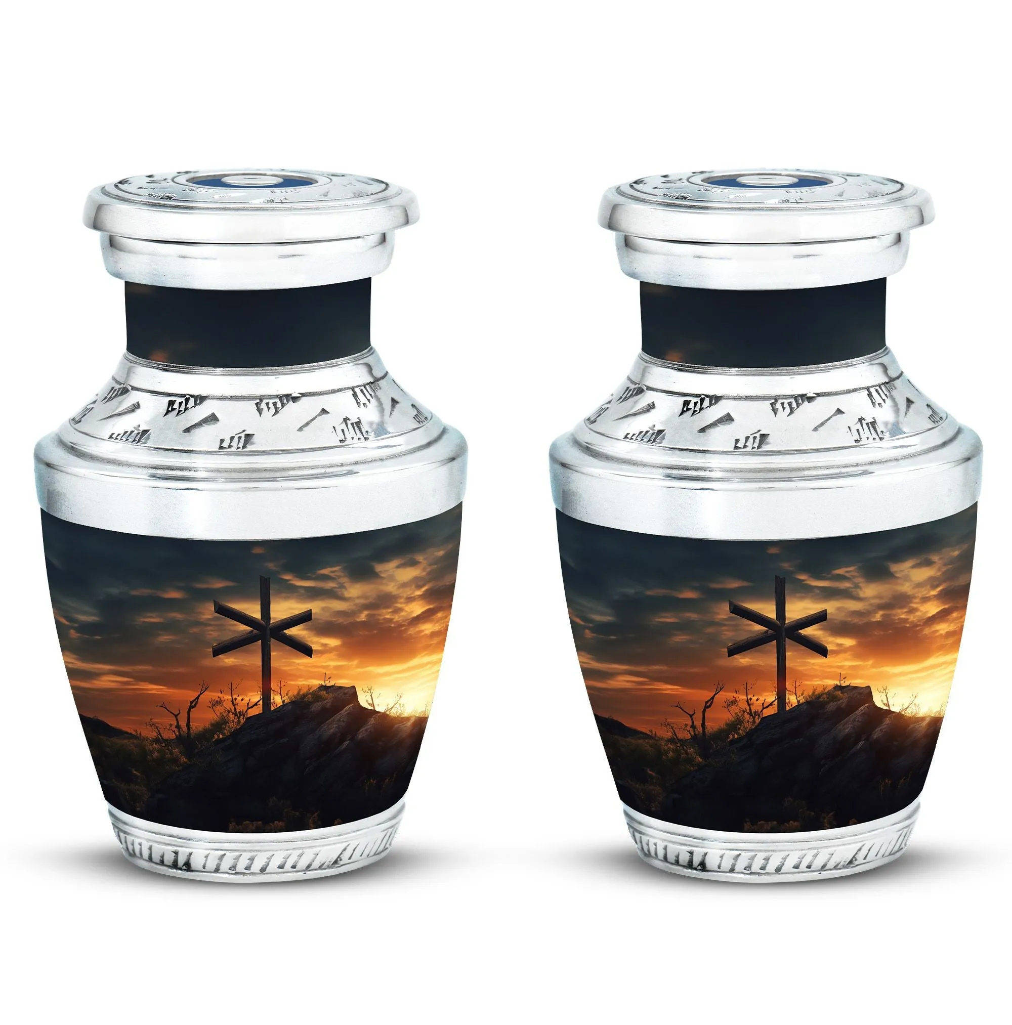 Christian Legacy - Jesus on the Cross Memorial Cremation Urn