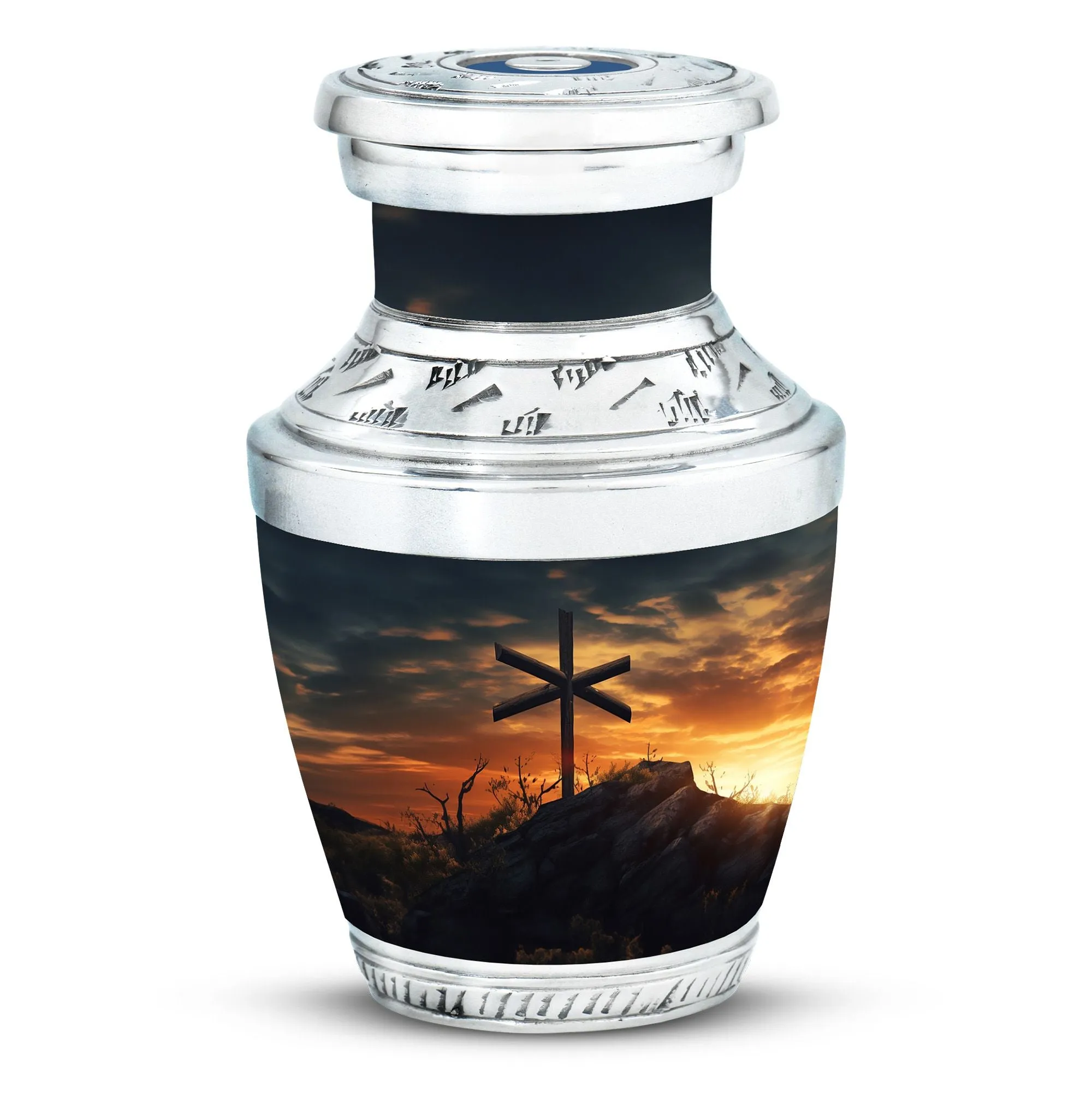Christian Legacy - Jesus on the Cross Memorial Cremation Urn