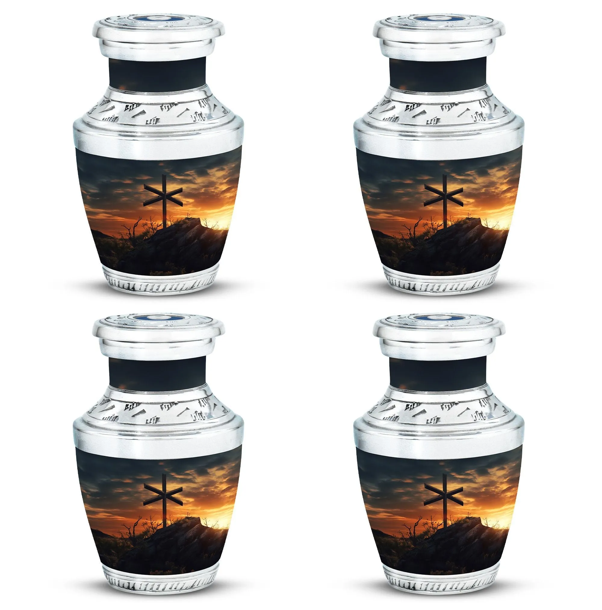 Christian Legacy - Jesus on the Cross Memorial Cremation Urn