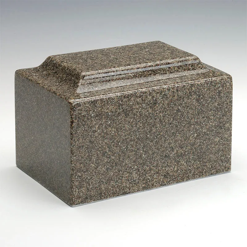 Classic Cultured Granite Urn in Kodiak Brown