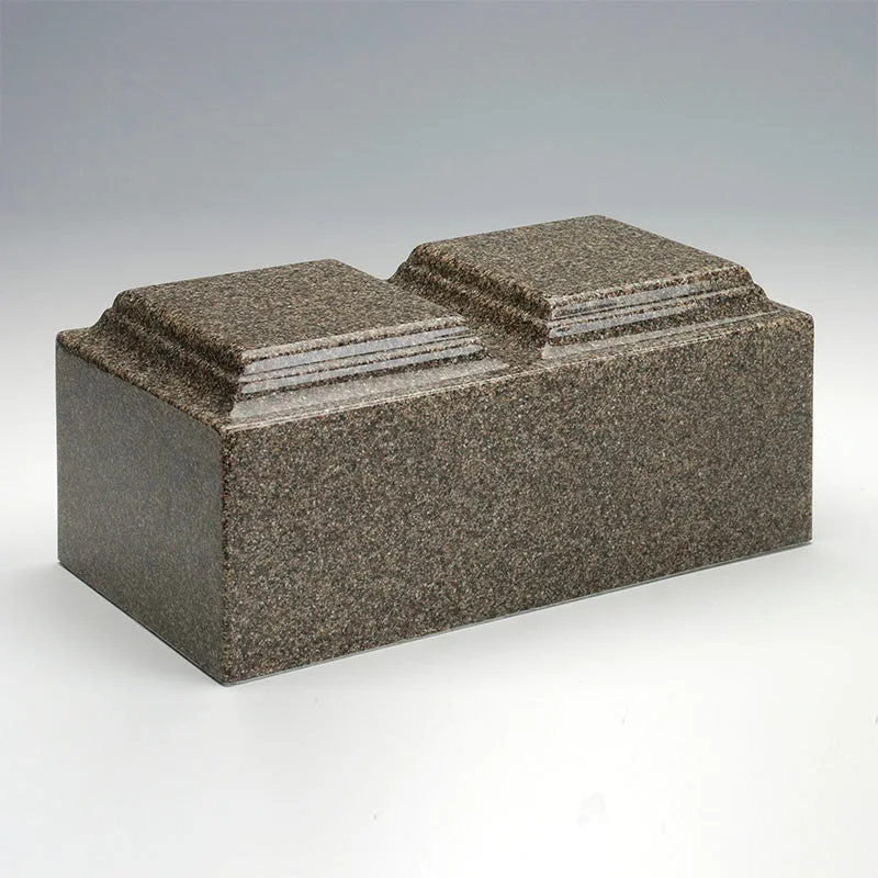 Classic Cultured Granite Urn in Kodiak Brown