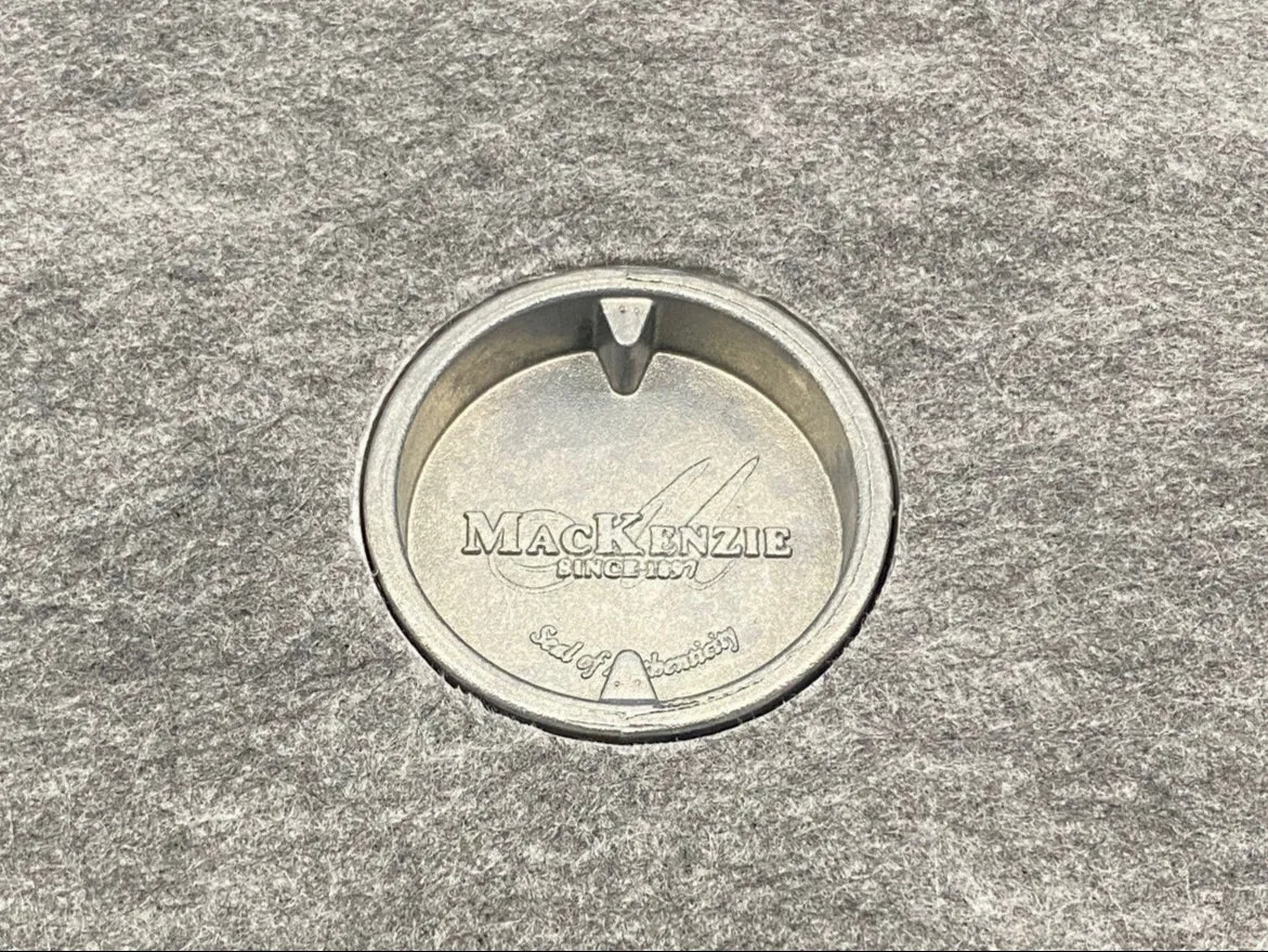 Classic Cultured Granite Urn in Mist Gray