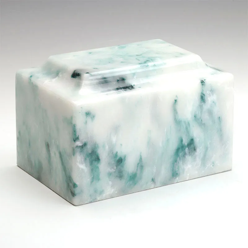 Classic Cultured Onyx Urn in Teal