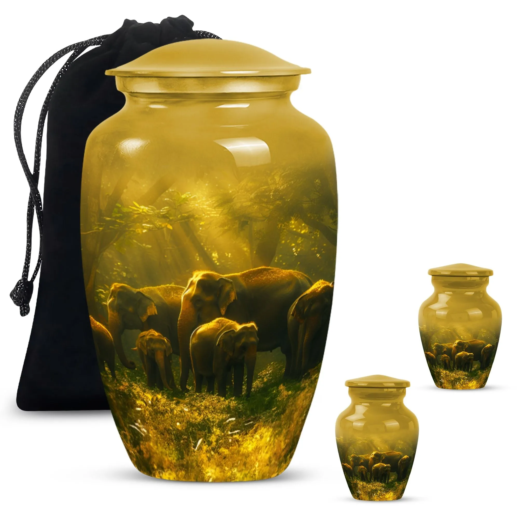 Classic Elephant Urn: Elegant Cremation Solution for Loved Ones
