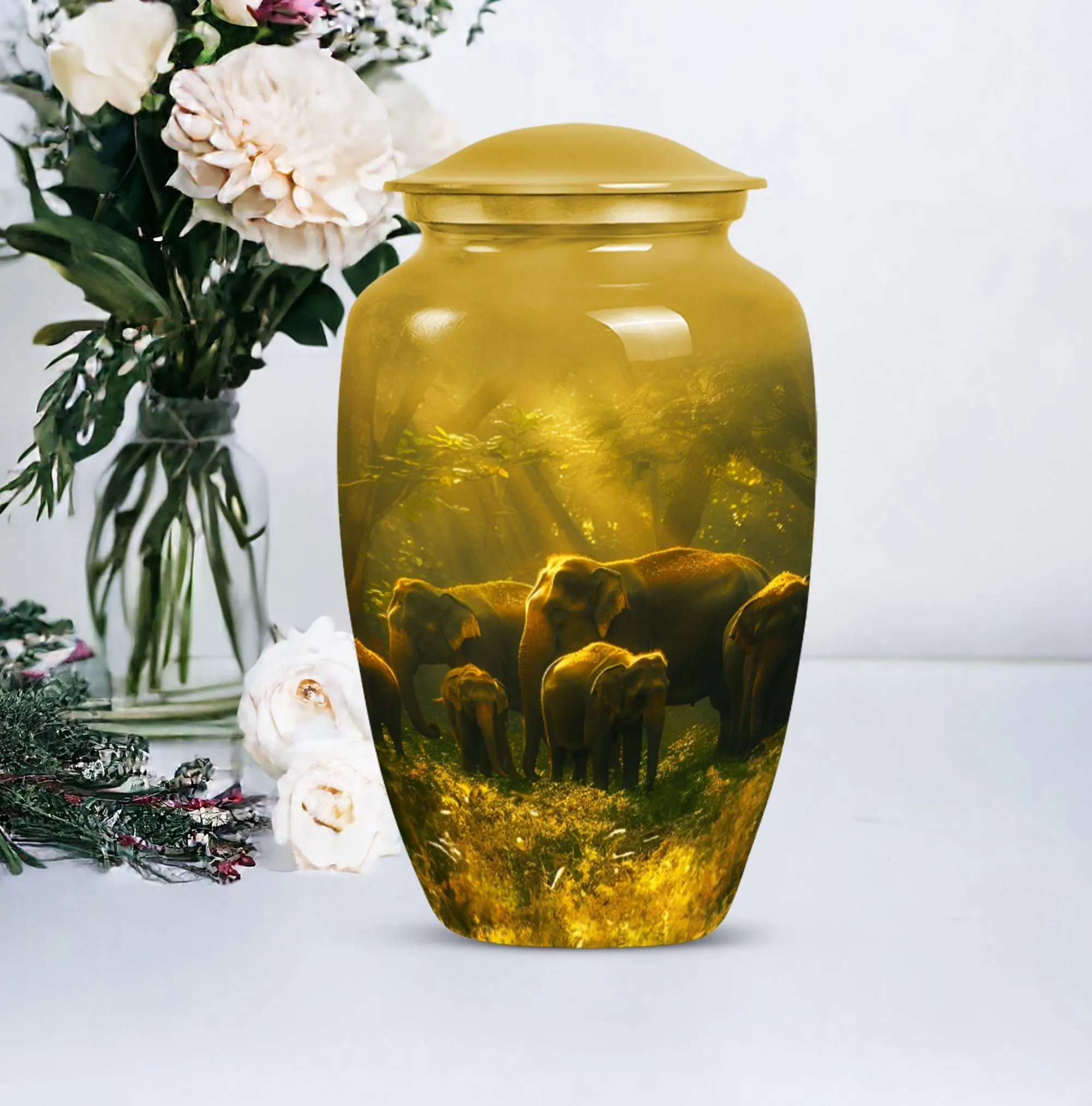 Classic Elephant Urn: Elegant Cremation Solution for Loved Ones