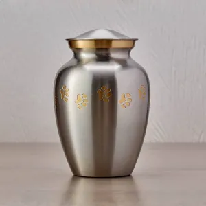 Classic Pewter Pet Urn