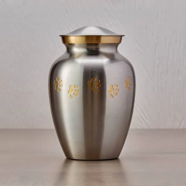 Classic Pewter Pet Urn