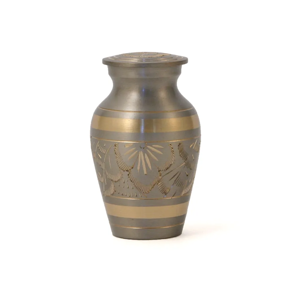Classic Platinum Engraved, Cremation Urn