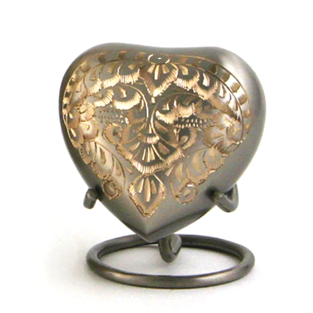 Classic Platinum Engraved, Cremation Urn