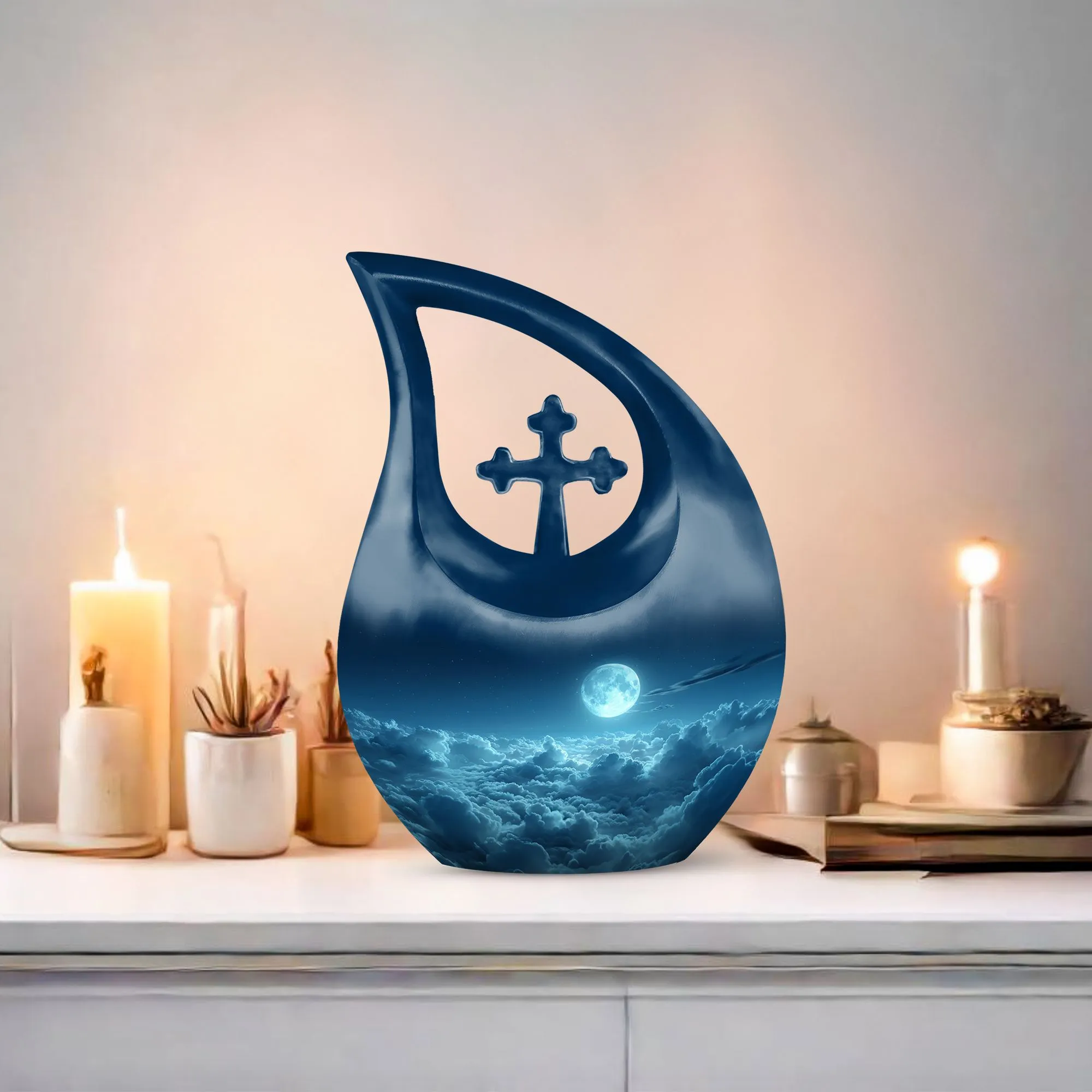 Clouds Mini Urn: A Distinctive Memorial Solution in Aluminium
