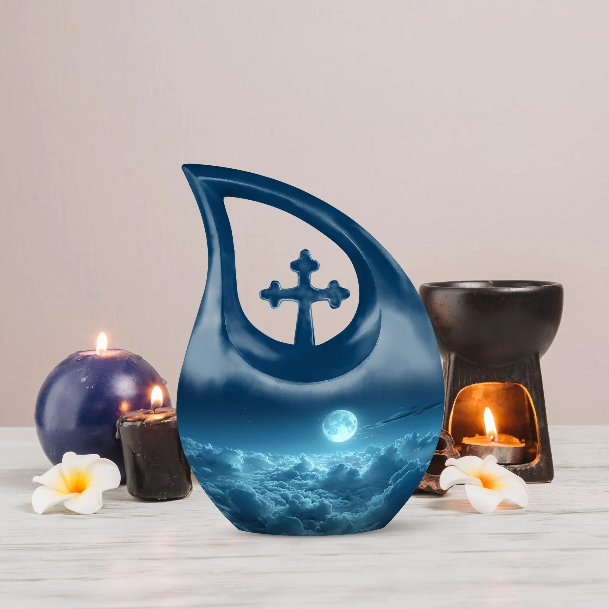 Clouds Mini Urn: A Distinctive Memorial Solution in Aluminium