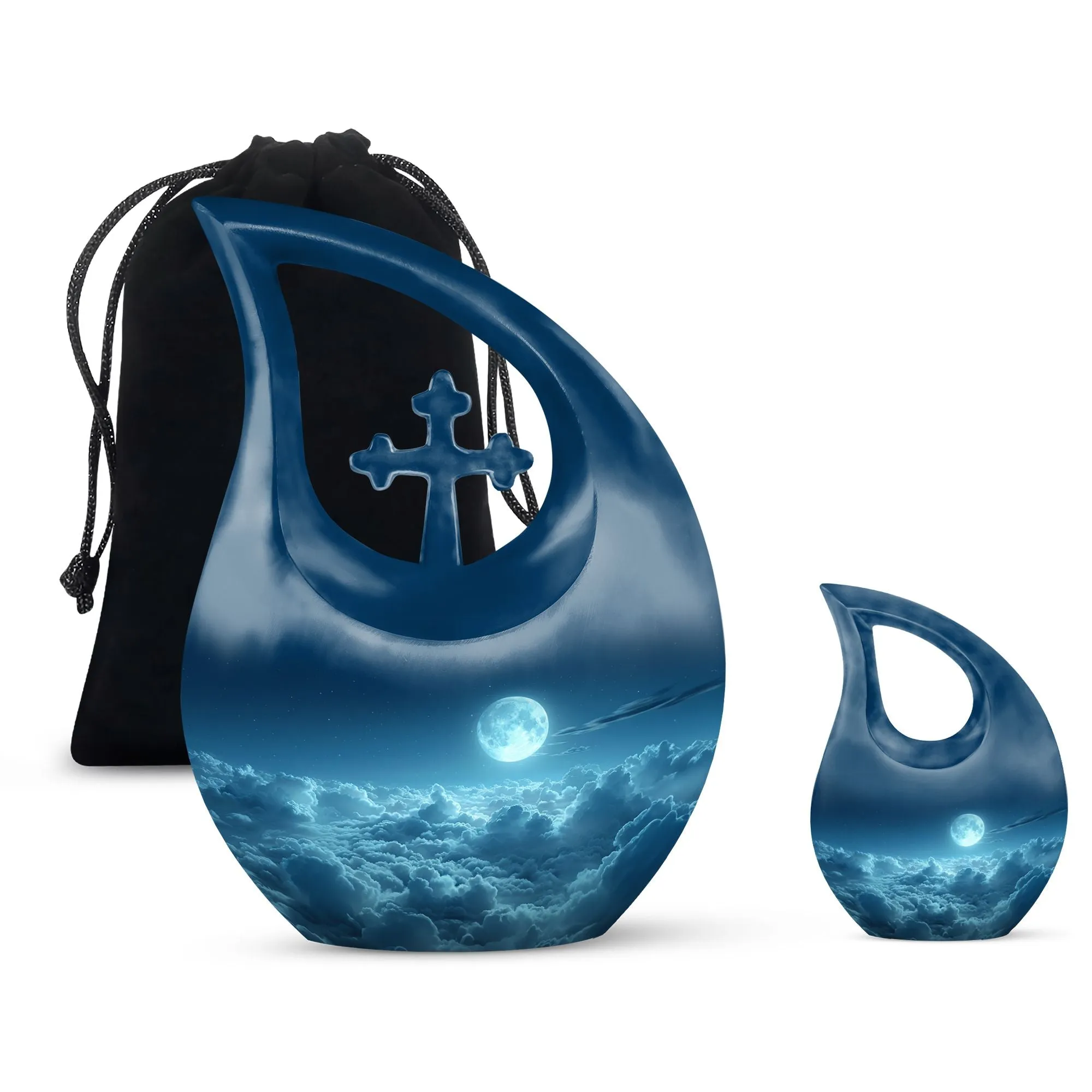 Clouds Mini Urn: A Distinctive Memorial Solution in Aluminium