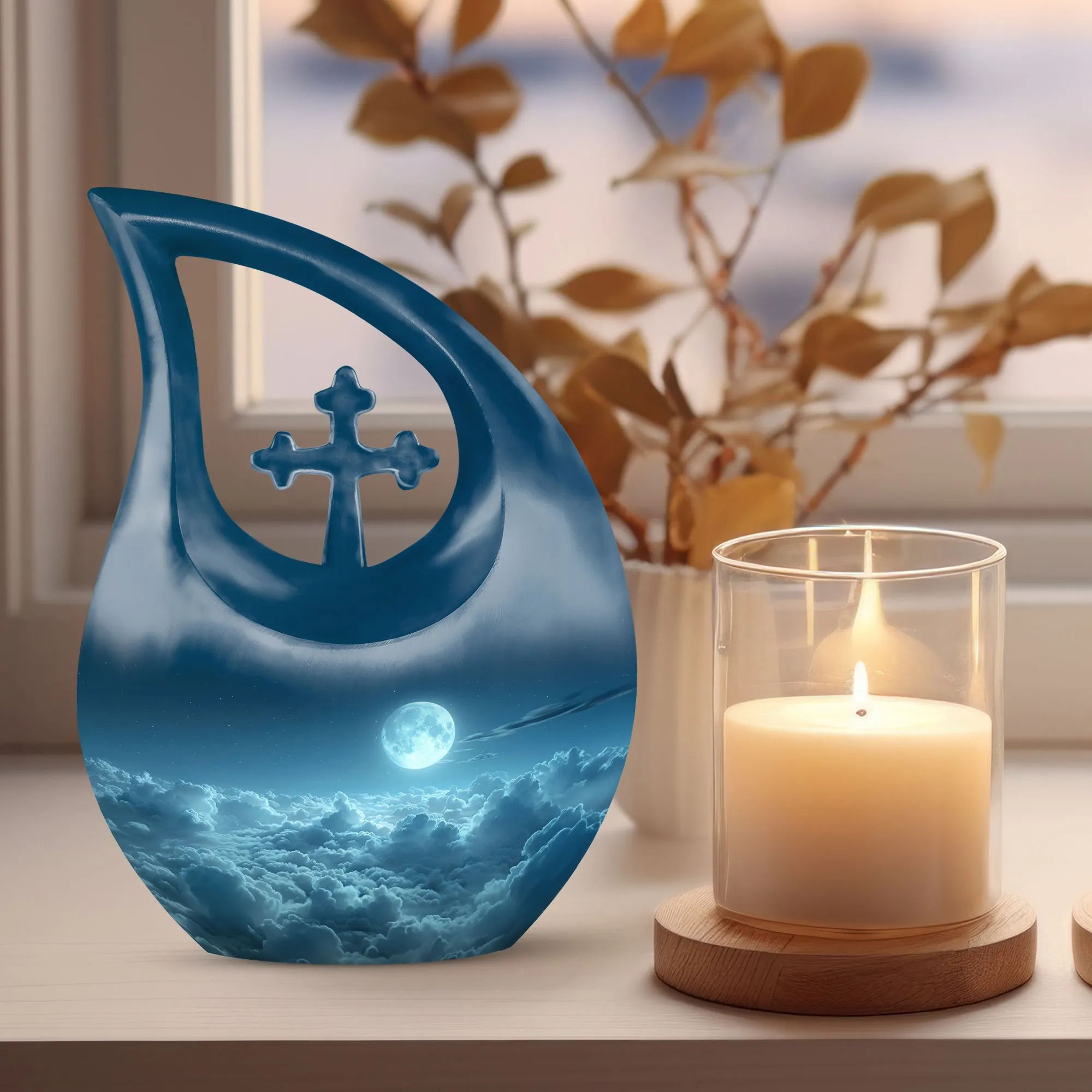 Clouds Mini Urn: A Distinctive Memorial Solution in Aluminium